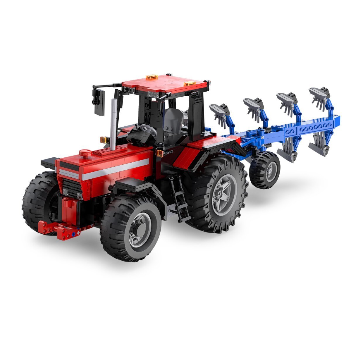 JAMARA CaDA Traktor mit Pflug 1:17 2,4GHz Bricks ab 14 Jahren