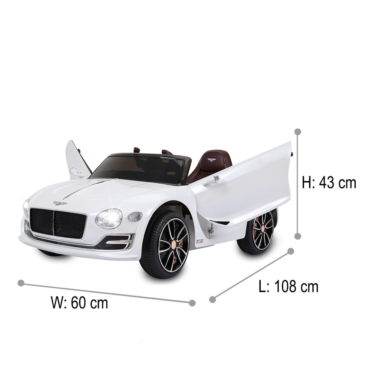 JAMARA Ride-on Bentley EXP12 weiss 12V ab 3 Jahren JAMARA Ride-on Bentley EXP12 weiss 12V ab 3 Jahren