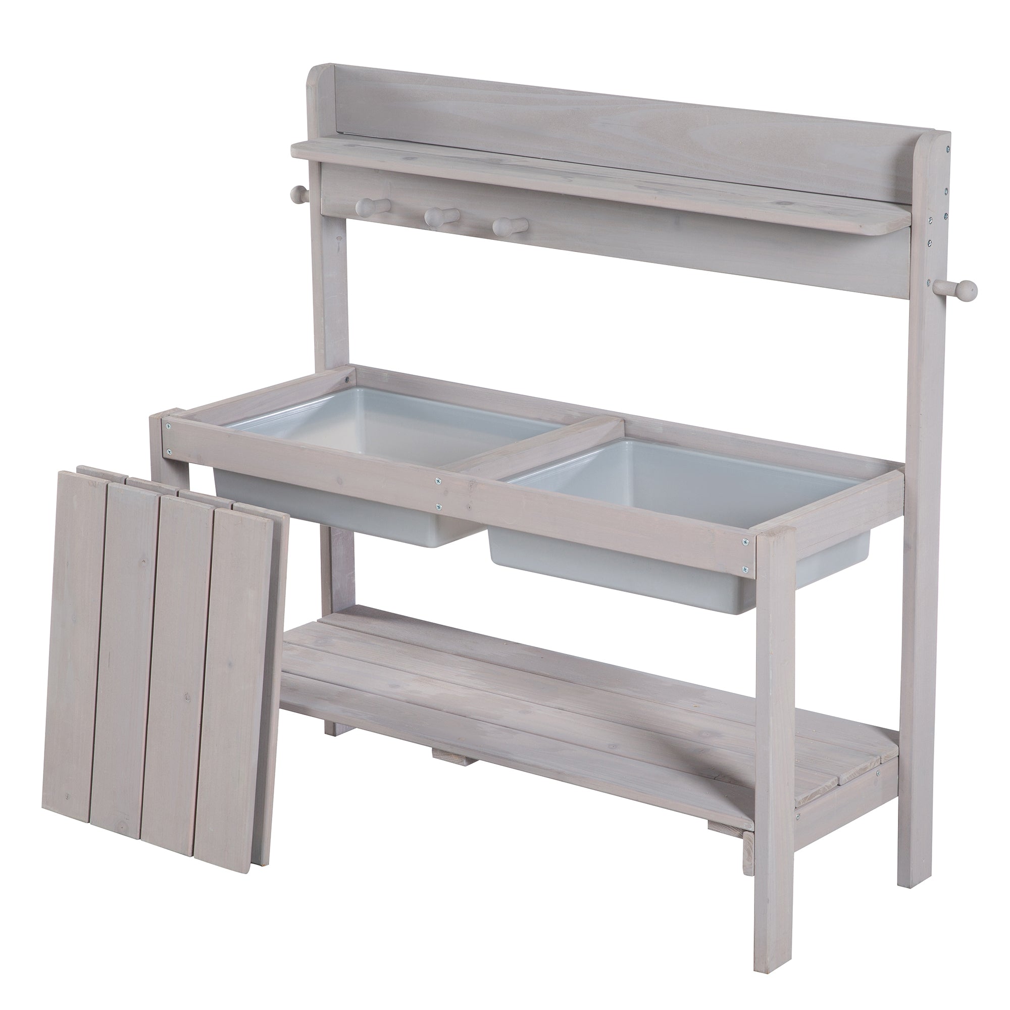 Roba 456006GA Kinderküche Outdoor+ mit Spielwanne, grau – Outdoor + - Bild 7 Roba 456006GA Kinderküche Outdoor+ mit Spielwanne, grau – Outdoor + - Produktbild 7