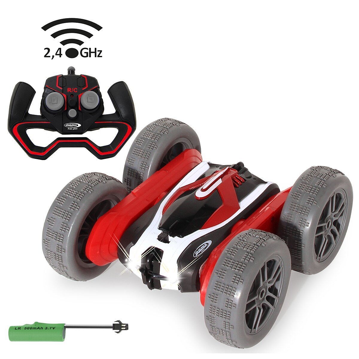 JAMARA SpinX Stuntcar rot-schwarz 2,4GHz ab 6 Jahren