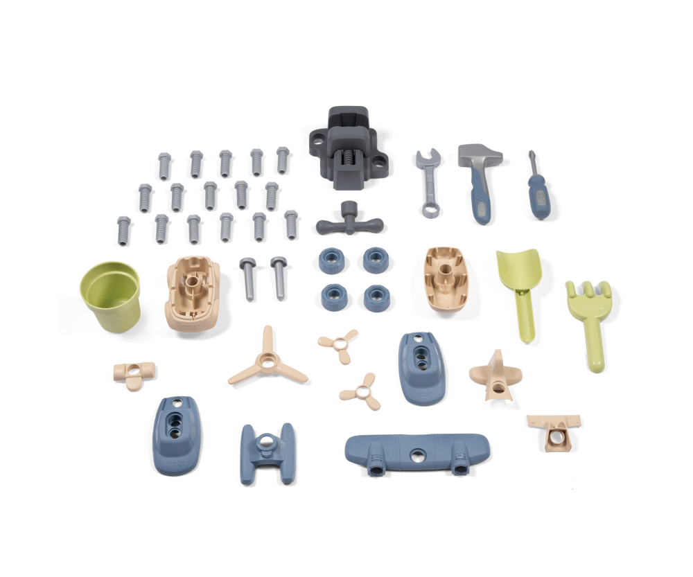 Smoby Smoby Life Spielhaus Natur mit Werkstatt