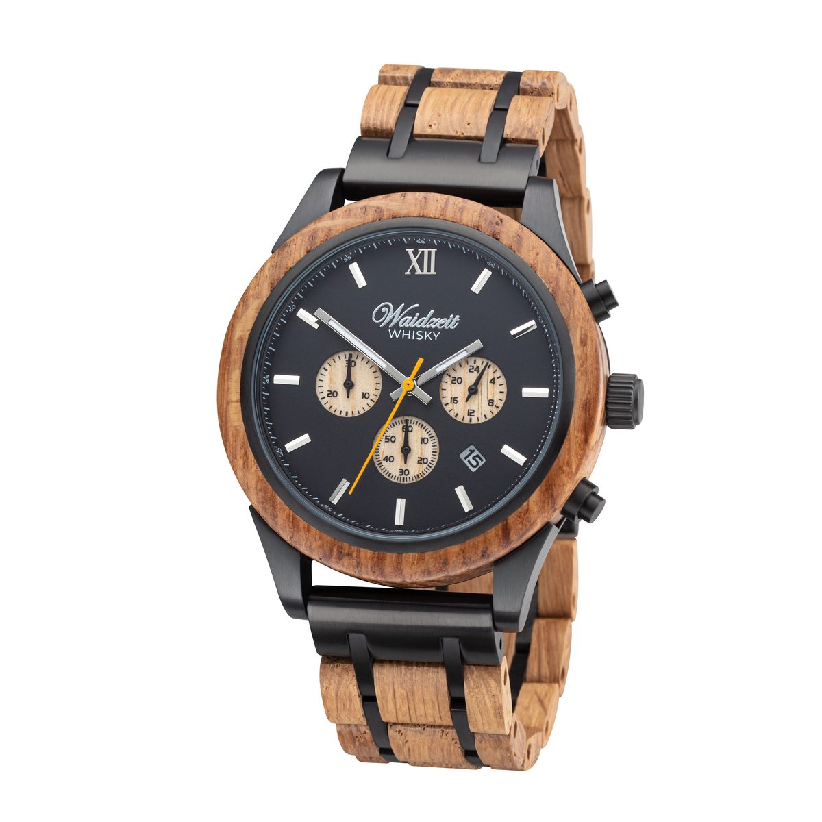 WAIDZEIT WH01W Herrenuhr Whisky Scotts Highland Chrono