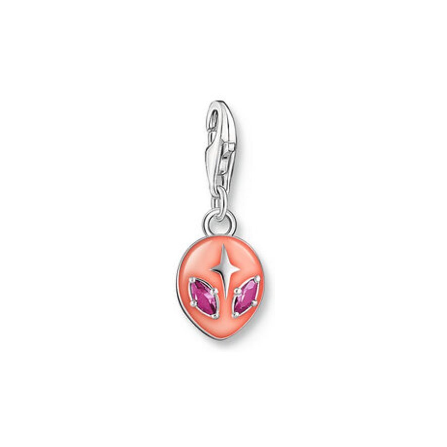 Thomas Sabo Anhänger Charm-Club Alienkopf Rot 2052-042-10 Thomas, Sabo, Anhänger, Charm-Club, Alienkopf, Rot, 2052-042-10, Zubehor, Anhänger, Ohrring, Schmuck