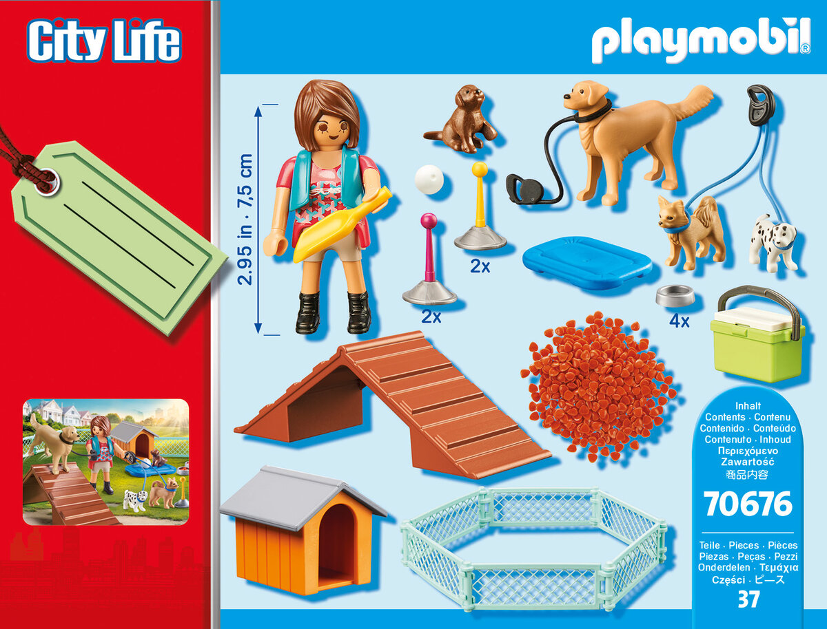 PLAYMOBIL 70676 Geschenkset "Hundetrainerin" Person, Werbung, Spielzeug