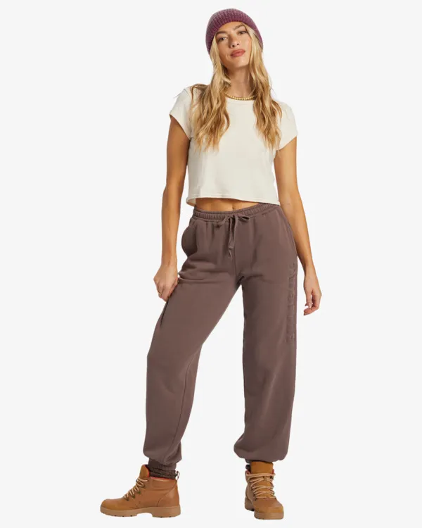 Billabong, Hose, Lang, Damen, Jogger, Braun, GR., L