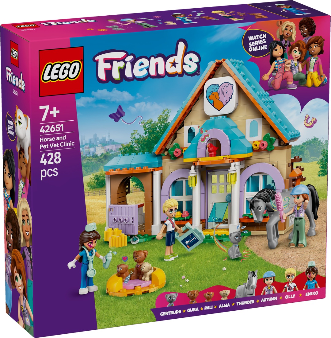 LEGO® Friends 42651 Tierarztpraxis für Pferde und LEGO® Friends 42651 Tierarztpraxis für Pferde und