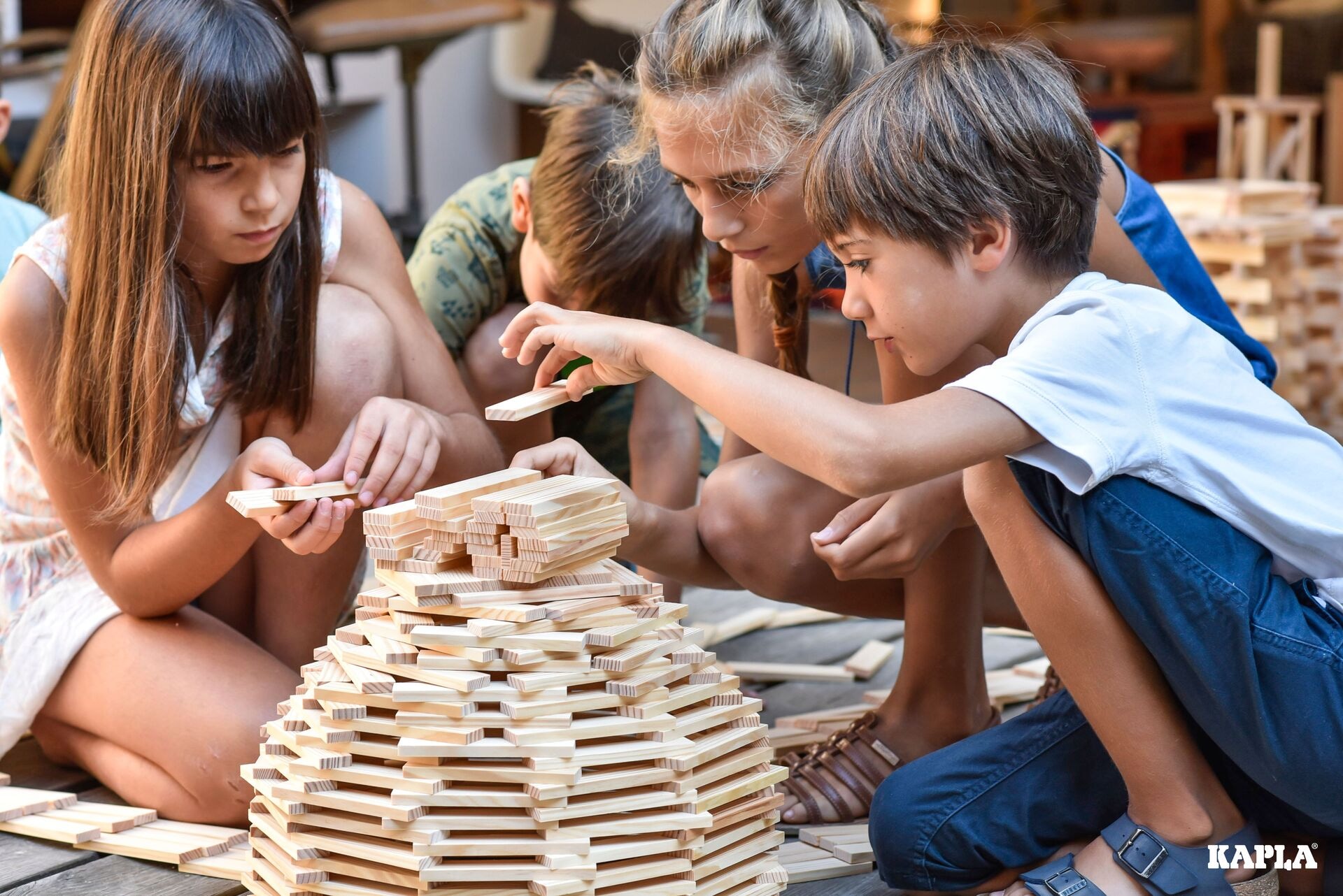 Produktfoto - Kapla France SARL - KAPLA 1000er Kasten - PC - Modell KAPLA PC Produktbild fuer Online-Shop