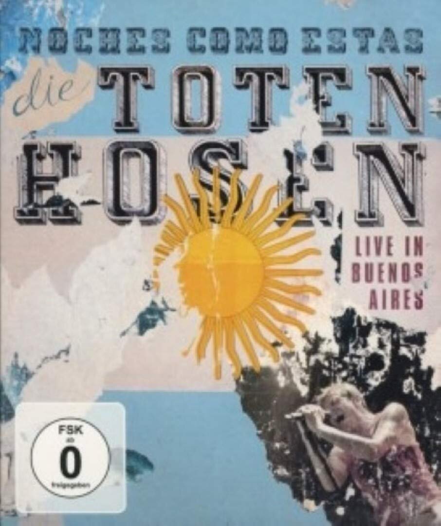 Film_Noches_Como_Estas-Live_In_Buenos_Aires_Toten_Hosen,Die, Buch, Veröffentlichung, Roman, Werbung, Plakat