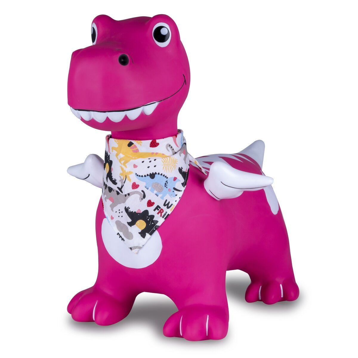 JAMARA Hüpftier Dino mit Flügel HoppyDoo pink mit Pumpe ab 12 Monaten