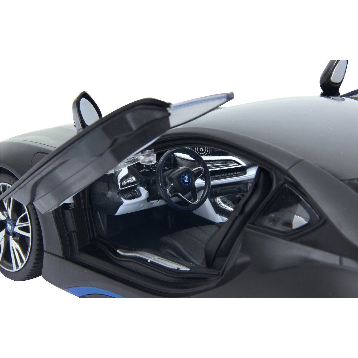 JAMARA BMW I8 1:14 schwarz 2,4GHz Tür fernbedienbar ab 6 Jahren