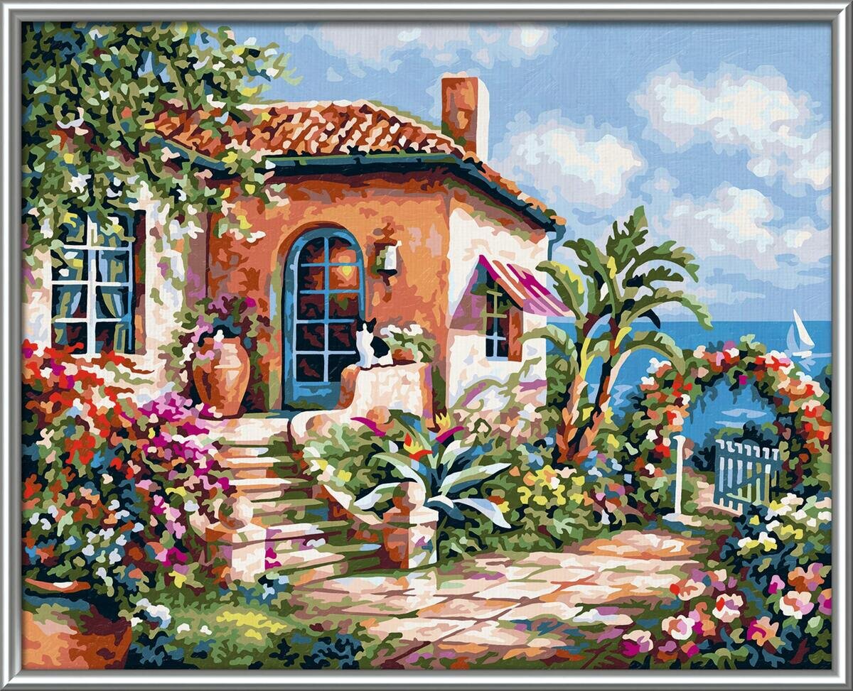 Schipper Mnz - Ferienhaus Am Meer - Urlaubsfeeling Auf Der Leinwand 609240795 Hütte, Villa, Blumen-Arrangement, Garten, Blumenstrauß