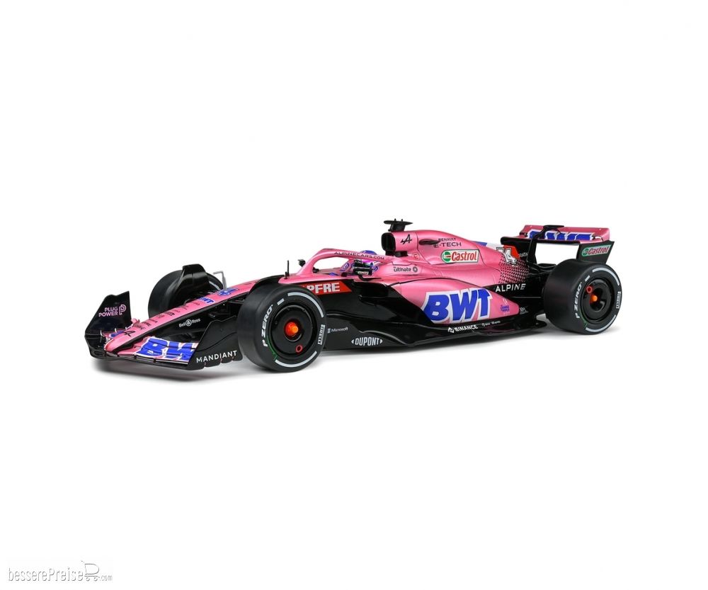 Solido_Alpine_A522_Alonso,_Pink_01:18_421182090, Autorennen, Auto, Formel Eins, Rennwagen, Rad