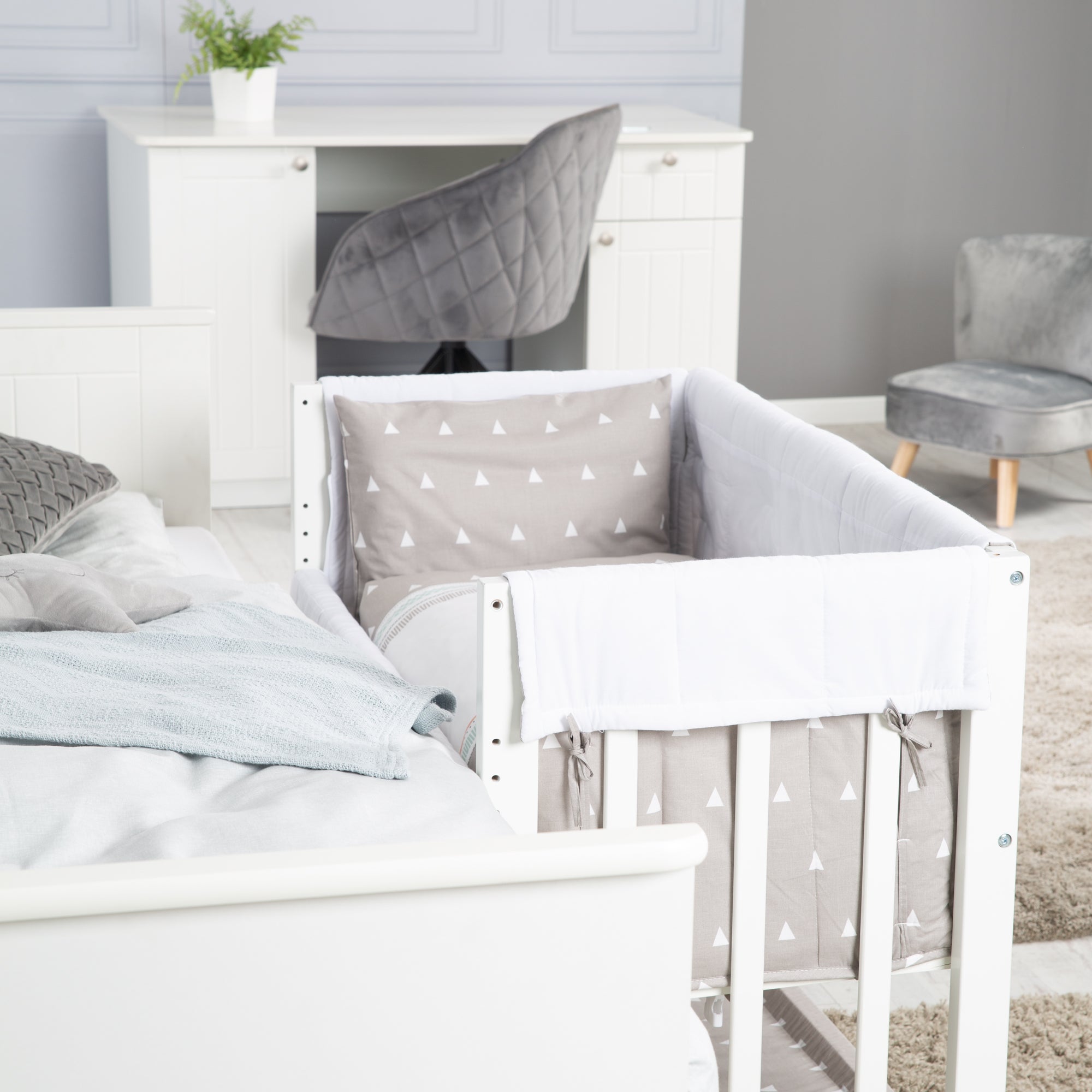 Roba 289149WES198 Stubenbett 4in1 Indibär weiß – Stubenbetten - Produktbild 3