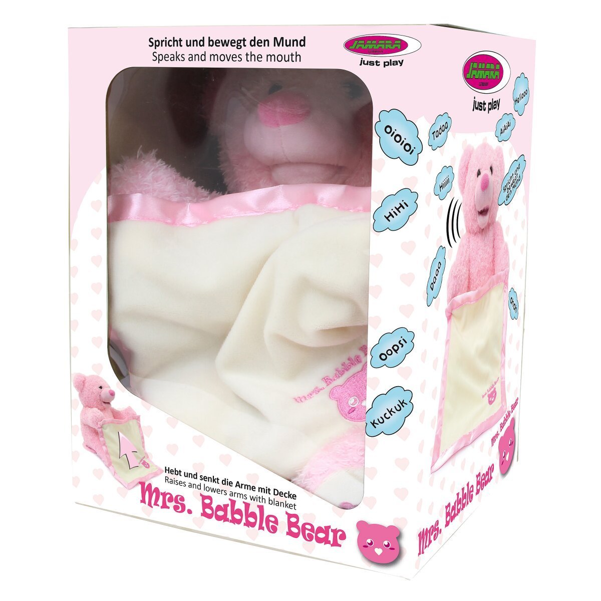 JAMARA Mrs. Babble Bear pink ab 12 Monaten JAMARA Mrs. Babble Bear pink ab 12 Monaten