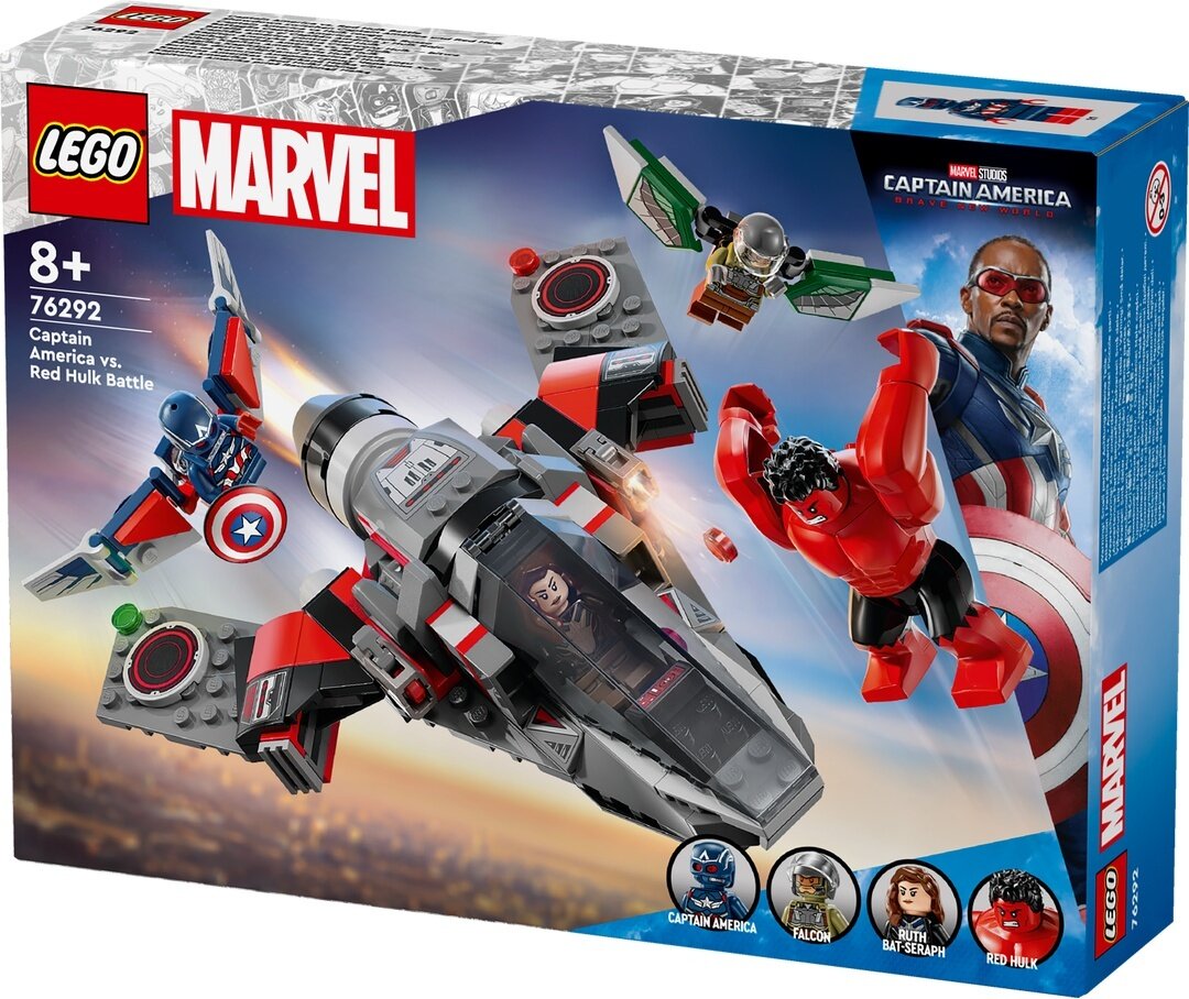 LEGO® MARVEL Super Heroes™ 76292 Showdown zwischen Captain America und Red Hulk LEGO® MARVEL Super Heroes™ 76292 Showdown zwischen Captain America und Red Hulk
