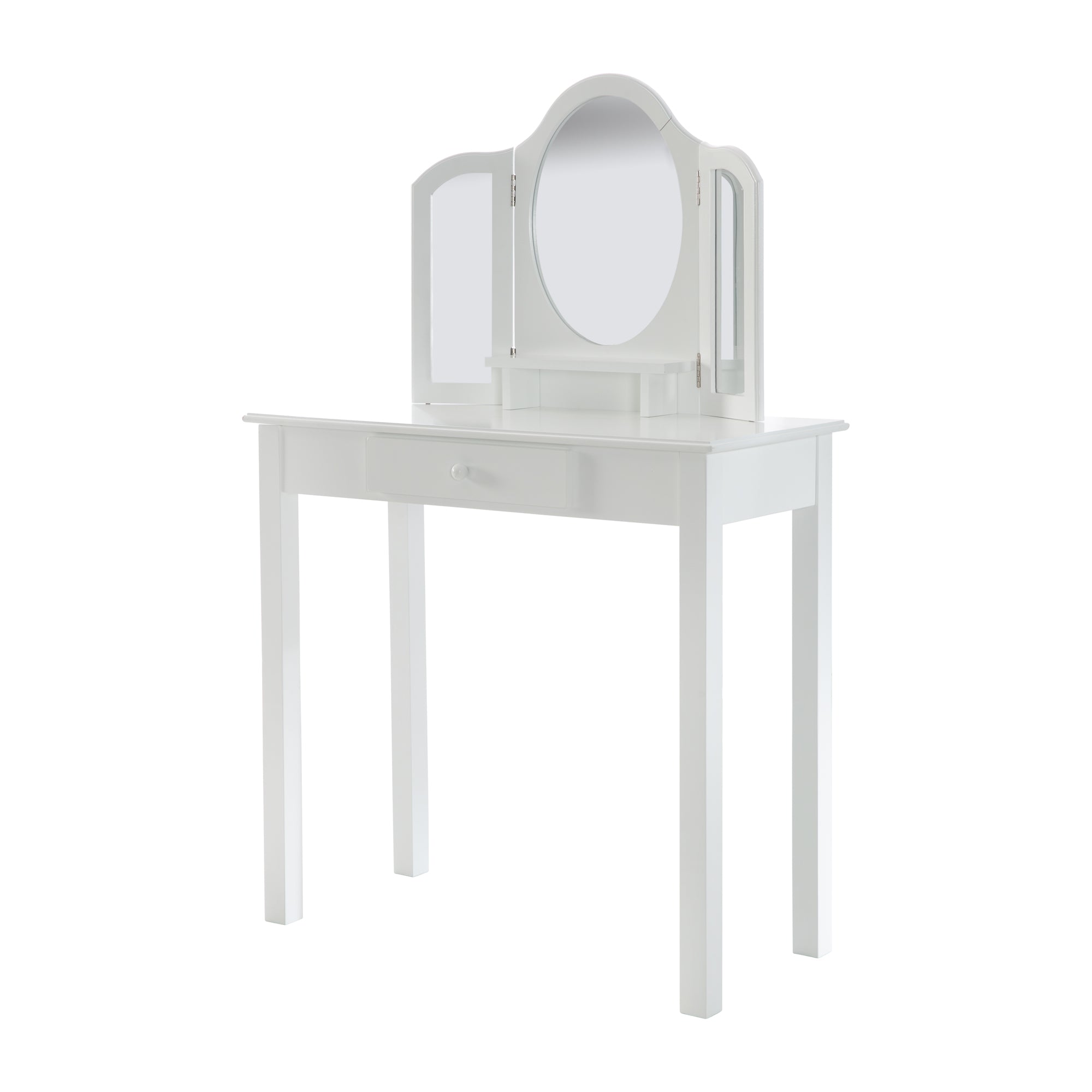 Roba 450180WE Schminkset mit Hocker weiß – Spielmöbel - Bild 1 Roba 450180WE Schminkset mit Hocker weiß – Spielmöbel - weiß - Spielmöbel - Produktbild 1