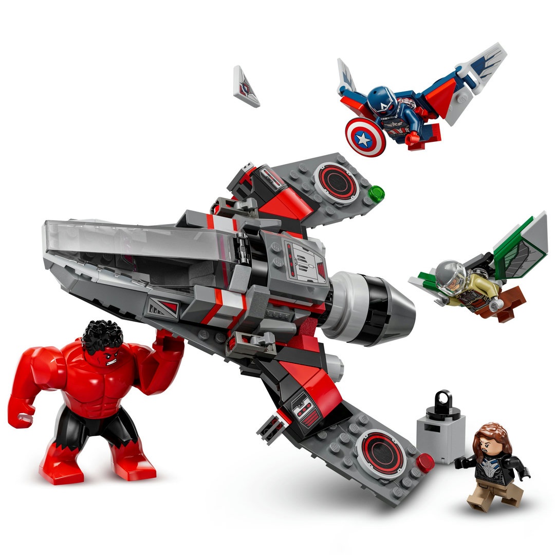 LEGO® MARVEL Super Heroes™ 76292 Showdown zwischen Captain America und Red Hulk LEGO® MARVEL Super Heroes™ 76292 Showdown zwischen Captain America und Red Hulk