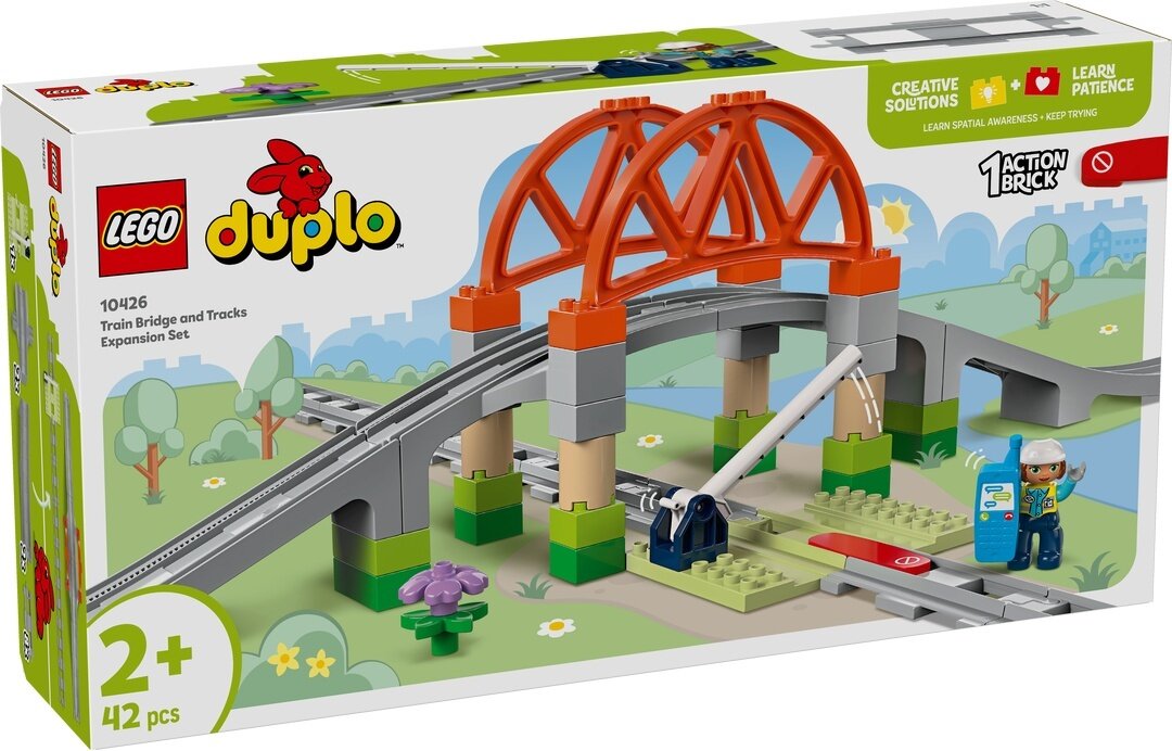 LEGO® DUPLO® Eisenbahnbrücke und Schienen - Erweiterungsset 10426 LEGO® DUPLO® Eisenbahnbrücke und Schienen - Erweiterungsset 10426