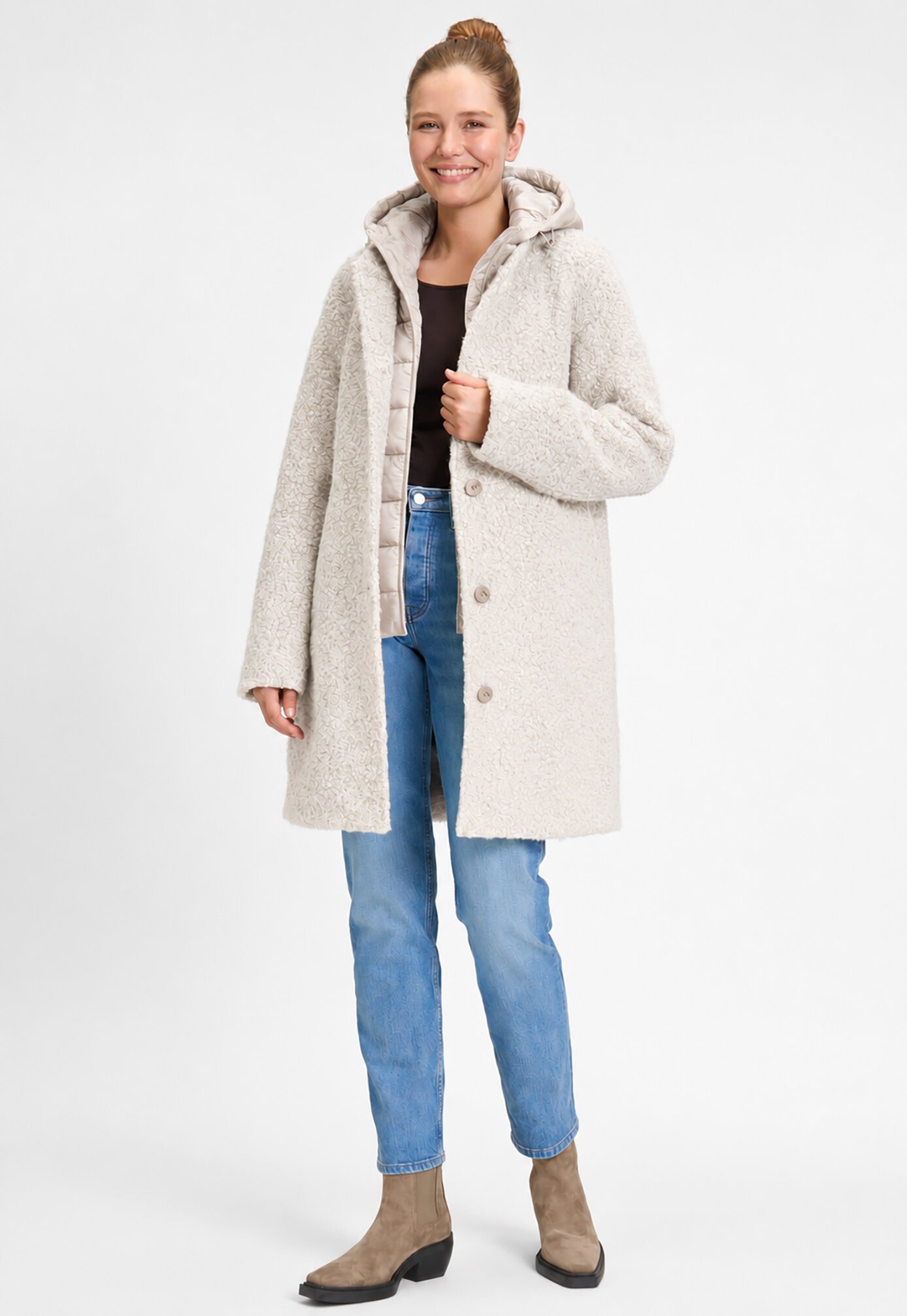 Covered Wilma 3 Damen Winterjacke - Pumice Stone Covered Wilma 3 Damen Winterjacke - Pumice Stone
