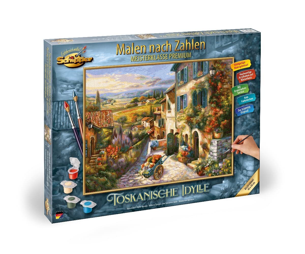 Schipper Mnz Toskanische Idylle Malset Mit Mediterranem Flair 609130879 Kunst, Malerei