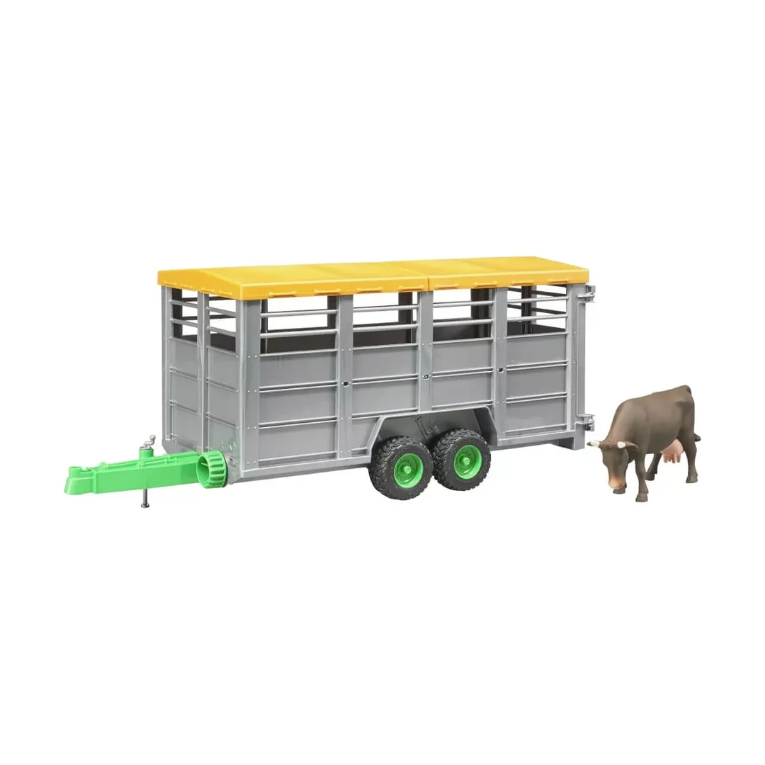 Bruder 02227 Viehtransportanhänger Mit 1 Rind Bruder, 02227, Viehtransportanhänger, Mit, 1, Rind