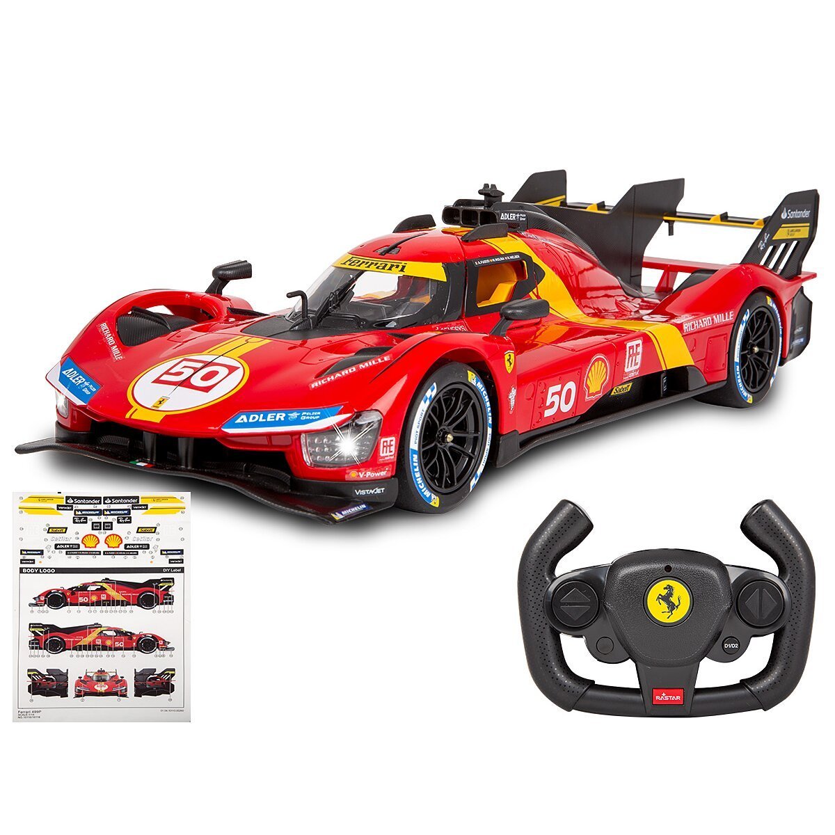 JAMARA Ferrari 499P 1:14 rot 2,4GHz Tür manuell ab 6 Jahren