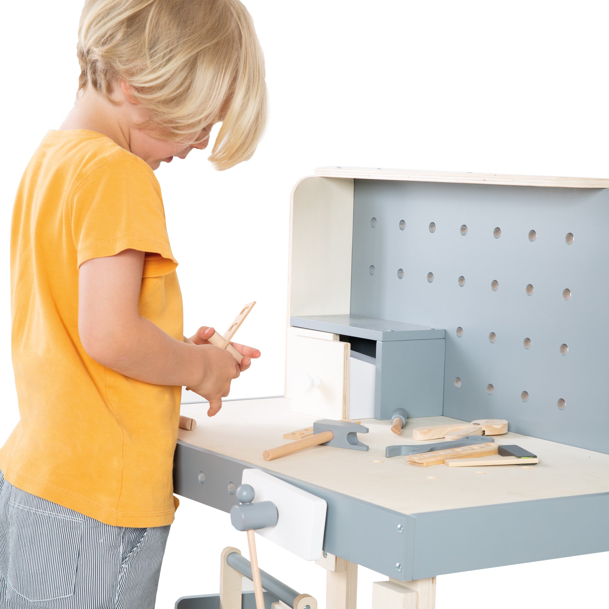 Roba 97211 Werkbank, höhenverstellbar natur lackiert – Rollenspiel - Bild 19 Roba 97211 Werkbank, höhenverstellbar natur lackiert – Rollenspiel - Produktbild 19
