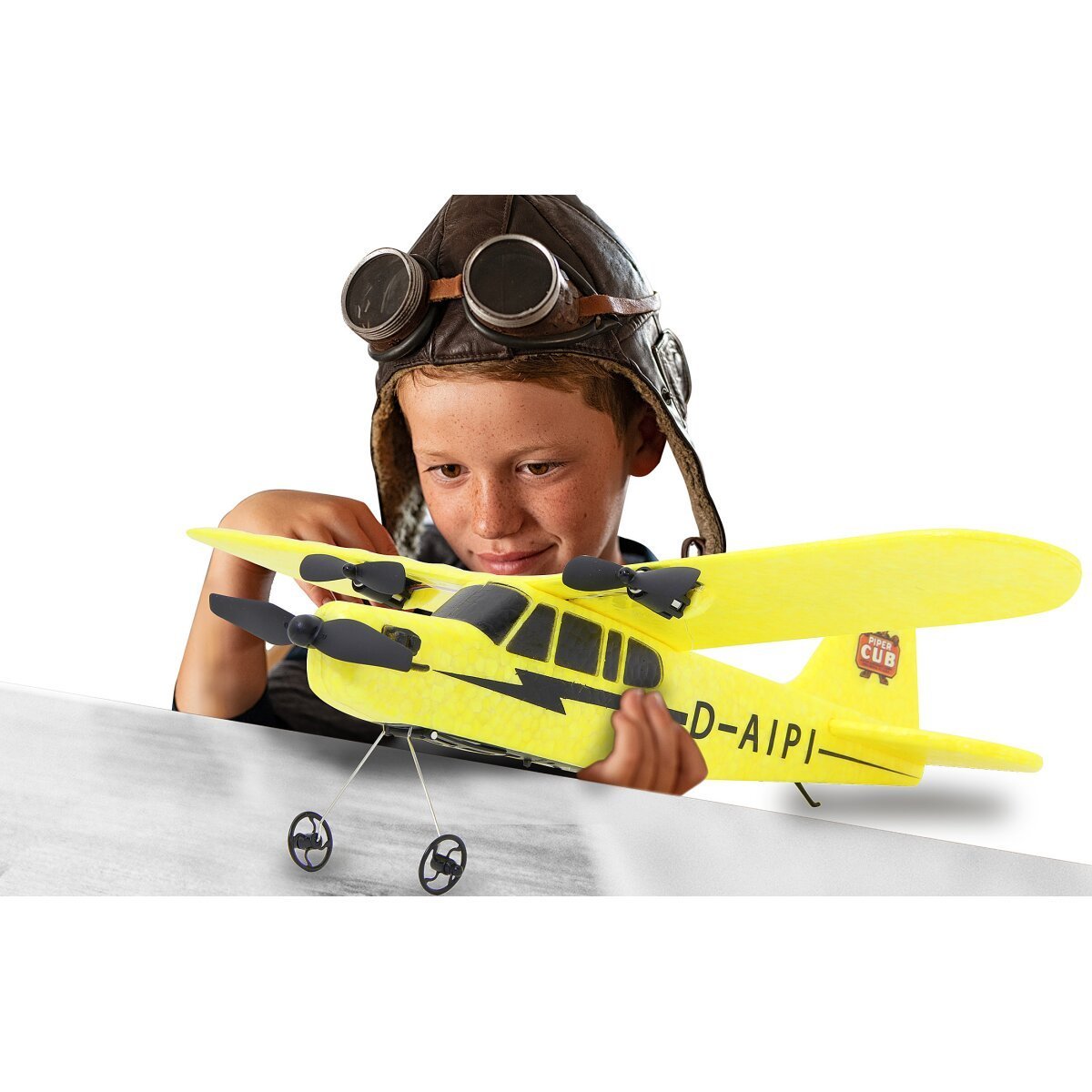 JAMARA Piper J3-CUB Flugzeug 2,4 GHz Gyro 2CH ab 16 Jahren