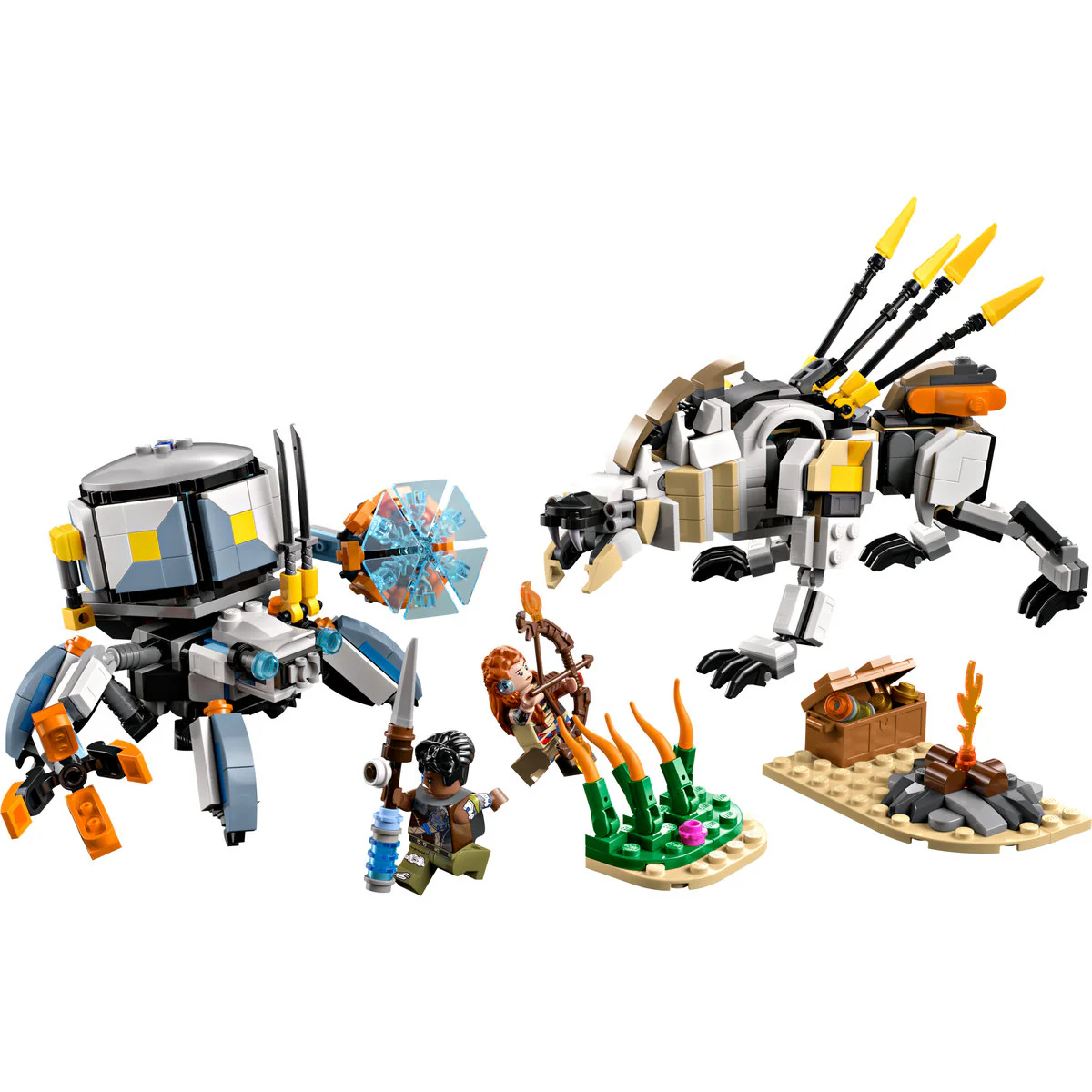 LEGO® Horizon Aloy und Varl vs. Panzerwanderer und Sägezahn 77037 LEGO® Horizon Aloy und Varl vs. Panzerwanderer und Sägezahn 77037