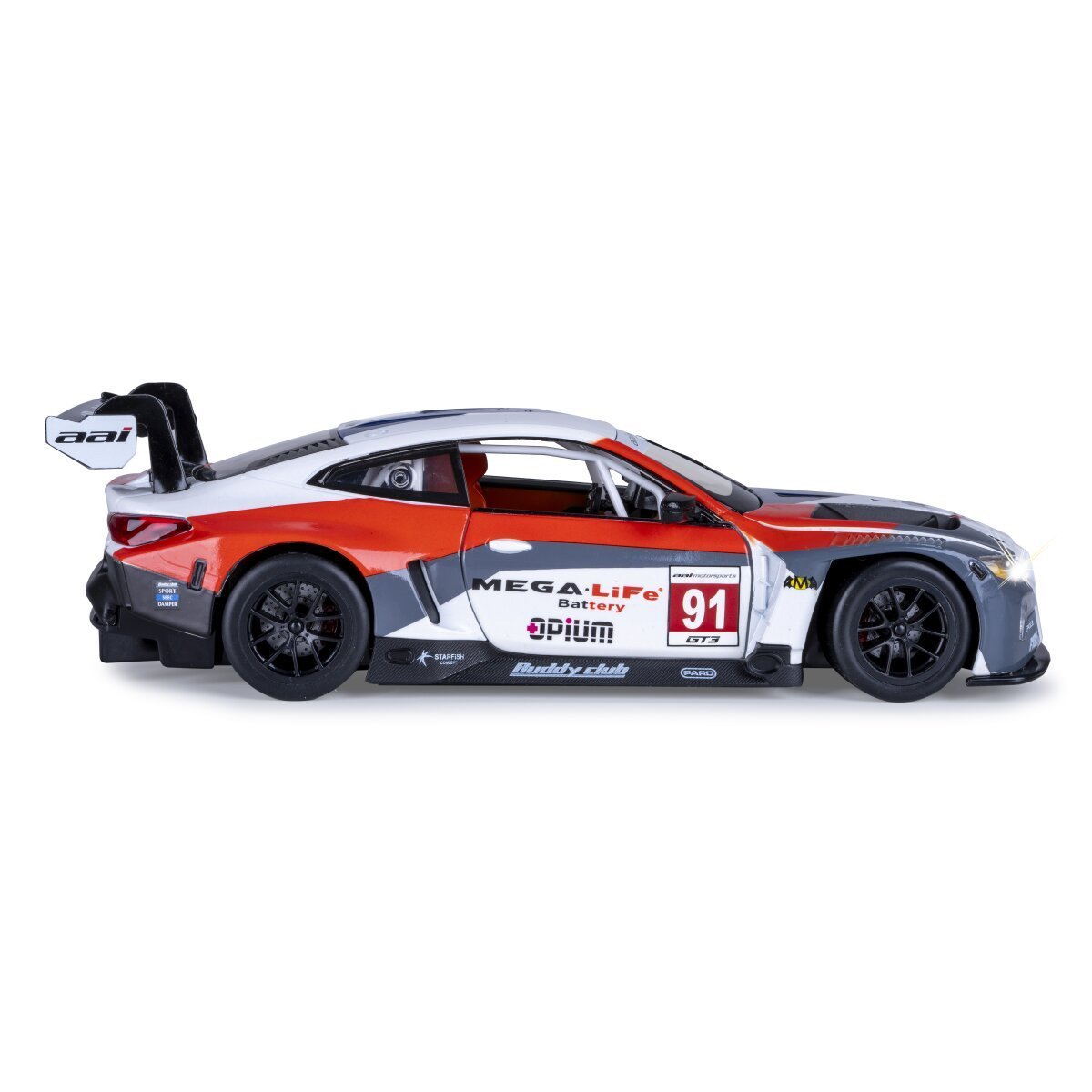 JAMARA BMW M4 GT3 Diecast 1:24 weiß inkl. Knopfzellen ab 3 Jahren JAMARA BMW M4 GT3 Diecast 1:24 weiß inkl. Knopfzellen ab 3 Jahren