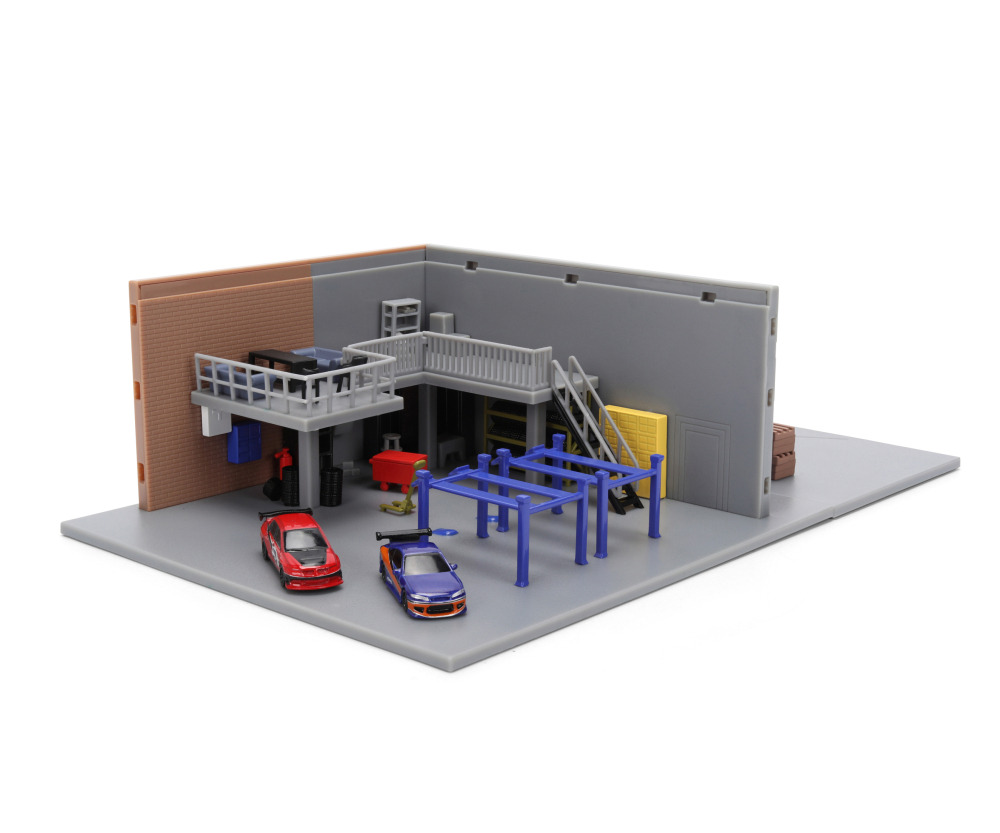 Jada Fast & Furious Nano Han's Garage Diorama Jada Fast & Furious Nano Han's Garage Diorama