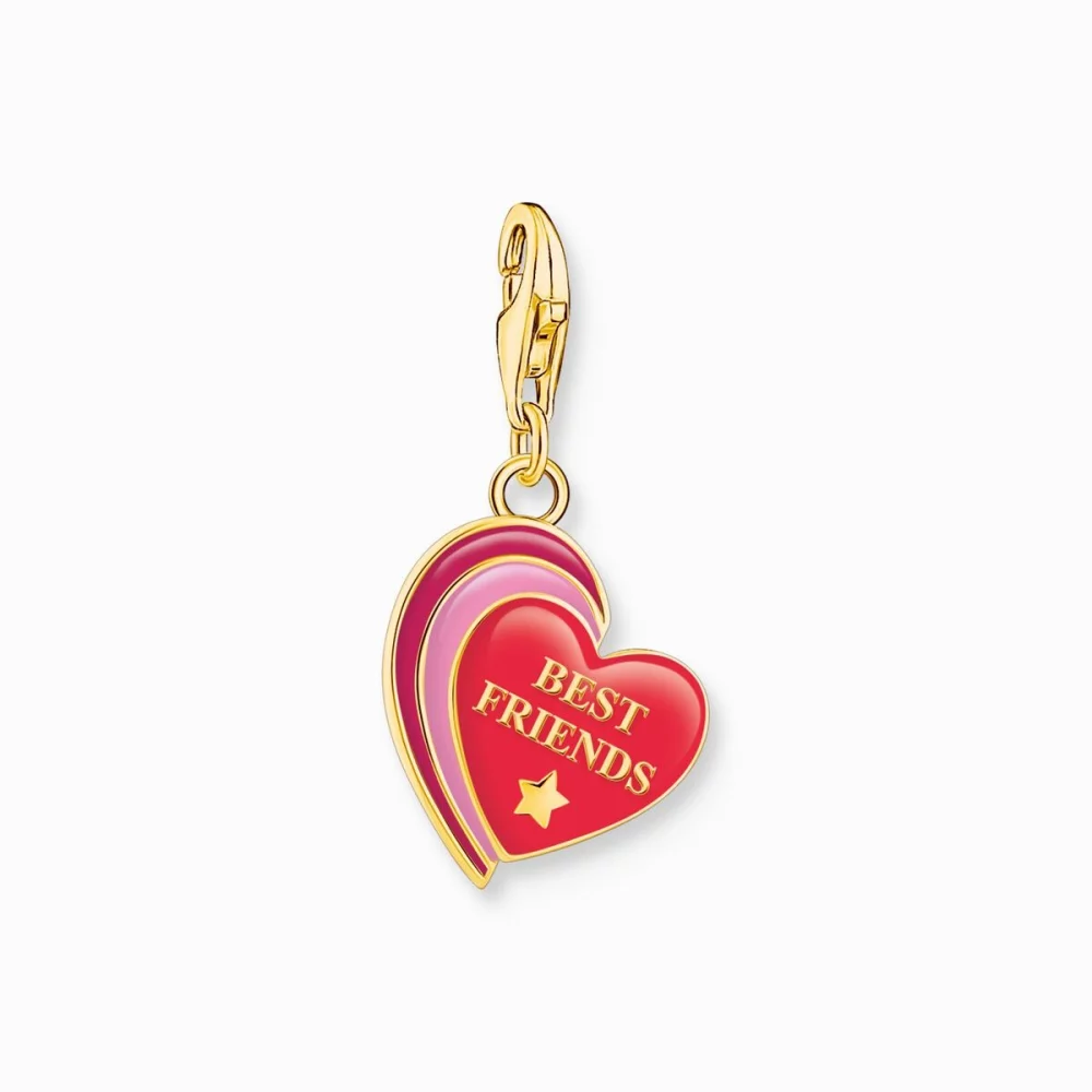 Thomas Sabo Anhänger Charm-Club Best Friends Herz Gold 2117-427-10