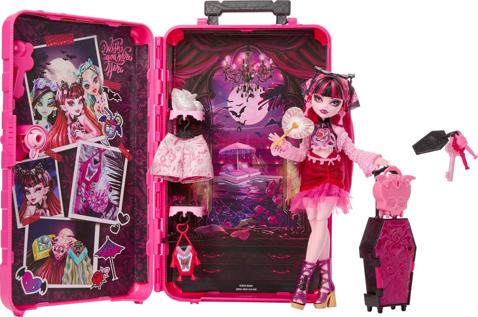 Produktfoto - Mattel - Monster High Verborgene Schätze Oase Draculaura - Modell MATTEL JDR50
