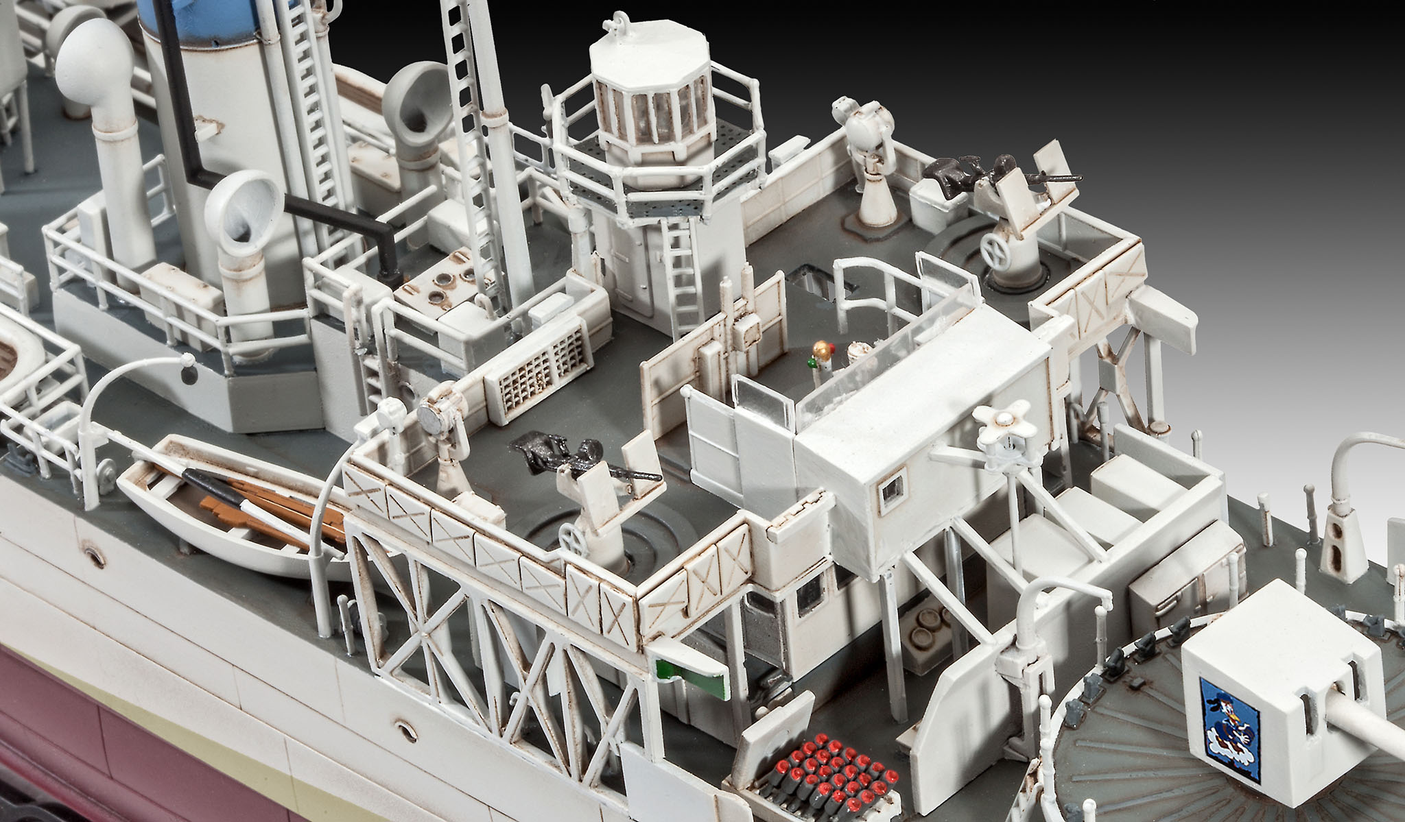 Revell 05132 Flower Class Corvette HMCS Snowberry Modellbausatz CAD-Diagramm, Diagramm, Transport, Fahrzeug, Jacht