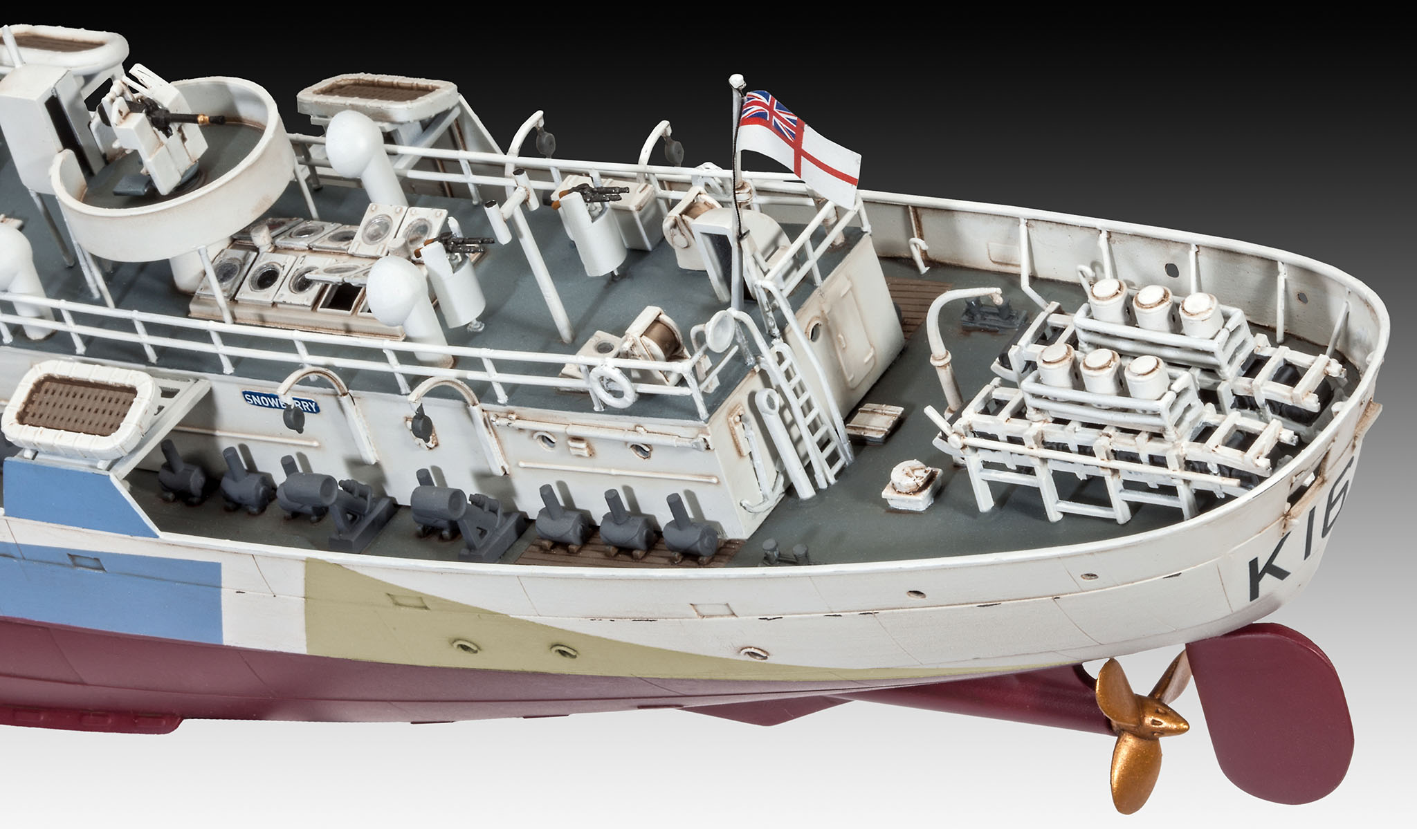 Revell 05132 Flower Class Corvette HMCS Snowberry Modellbausatz Transport, Fahrzeug, Jacht, Boot, Kreuzer