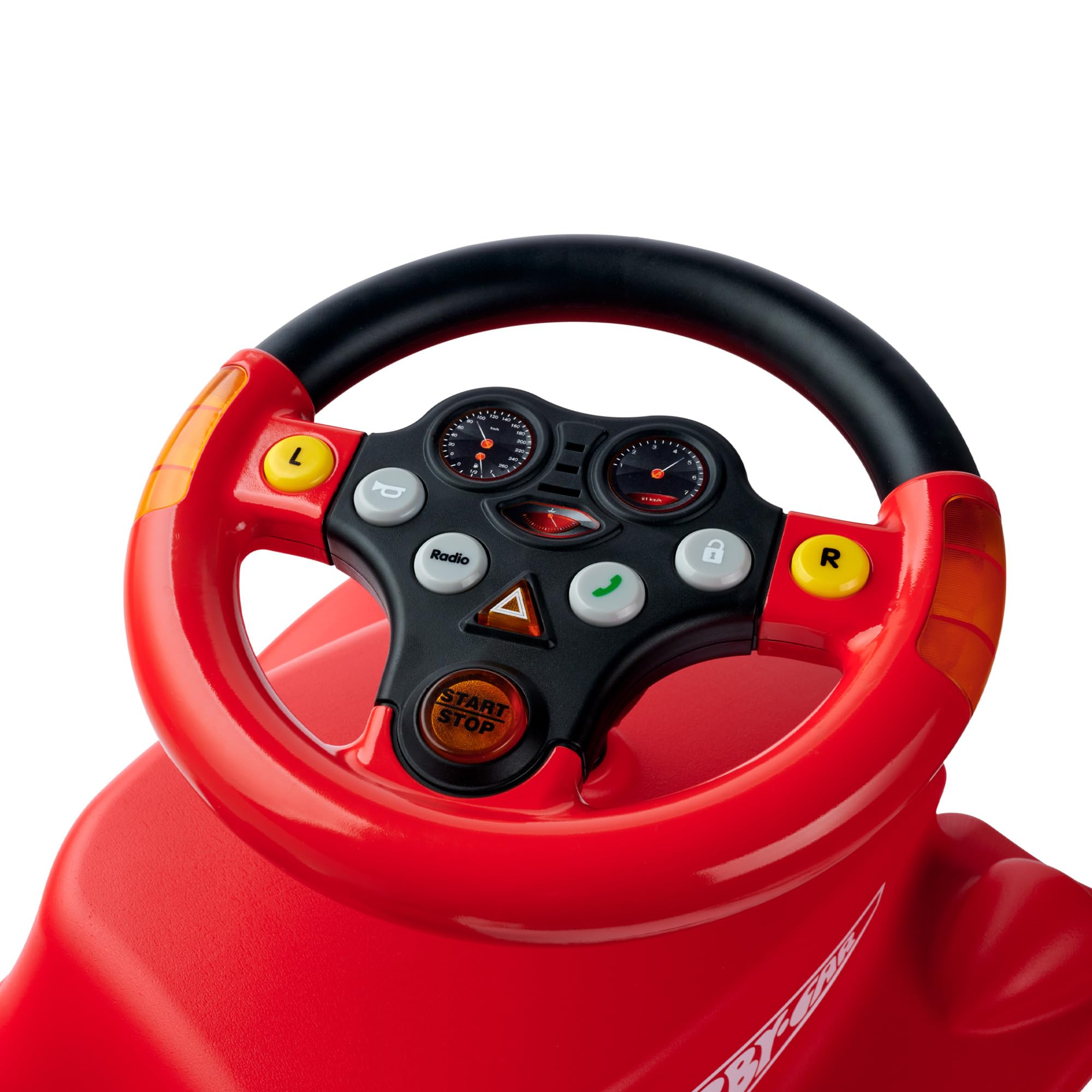 BIG Bobby Car Multi Sound Lenkrad – Sound-Lenker mit Licht & Effekten für Kinder ab 1 Jahr