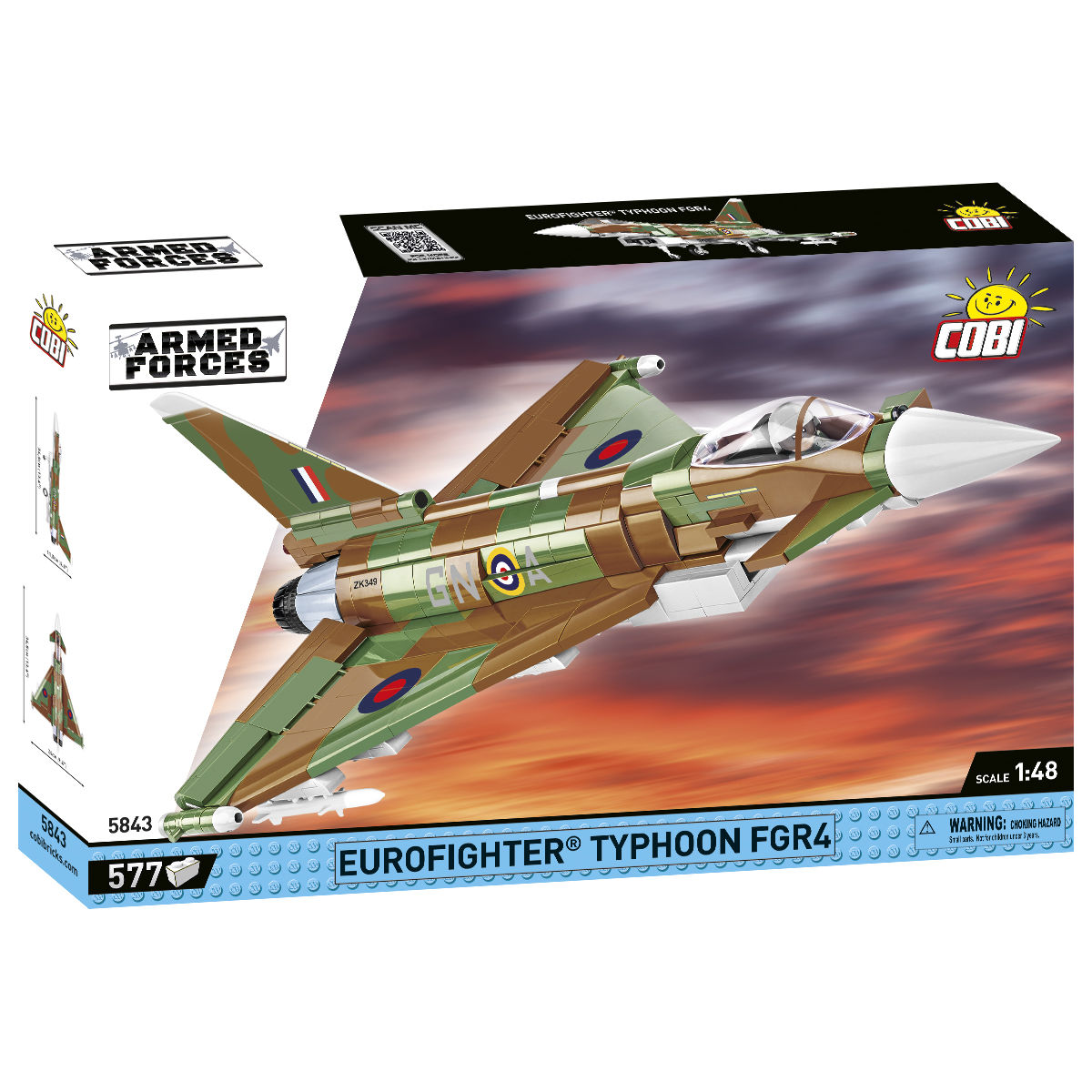 COBI 5843 - Eurofighter Typhoon FGR4 "GINA" COBI 5843 - Eurofighter Typhoon FGR4 "GINA"