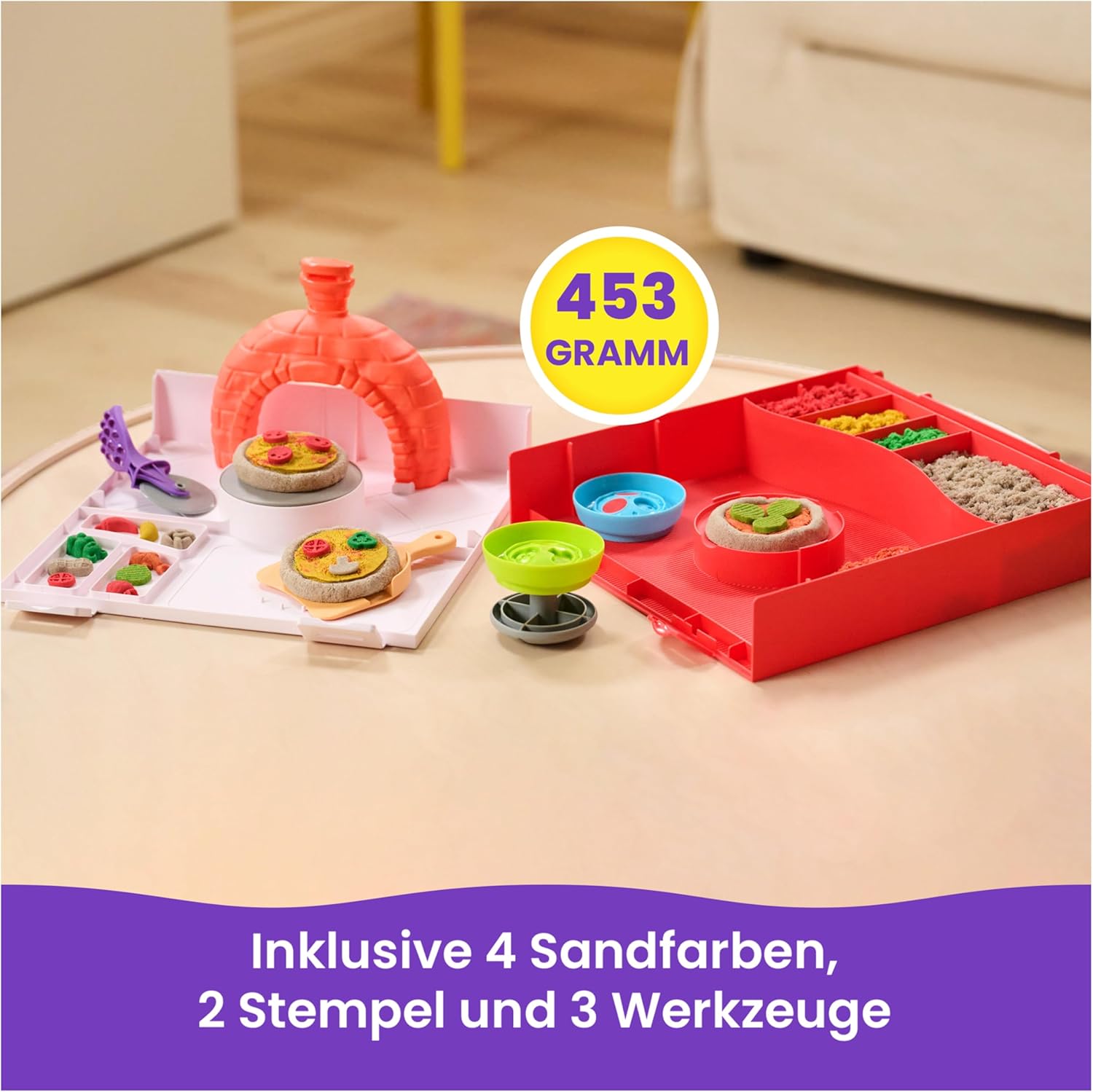KNS Kinetic Sand - Squish Pizza KNS Kinetic Sand - Squish Pizza