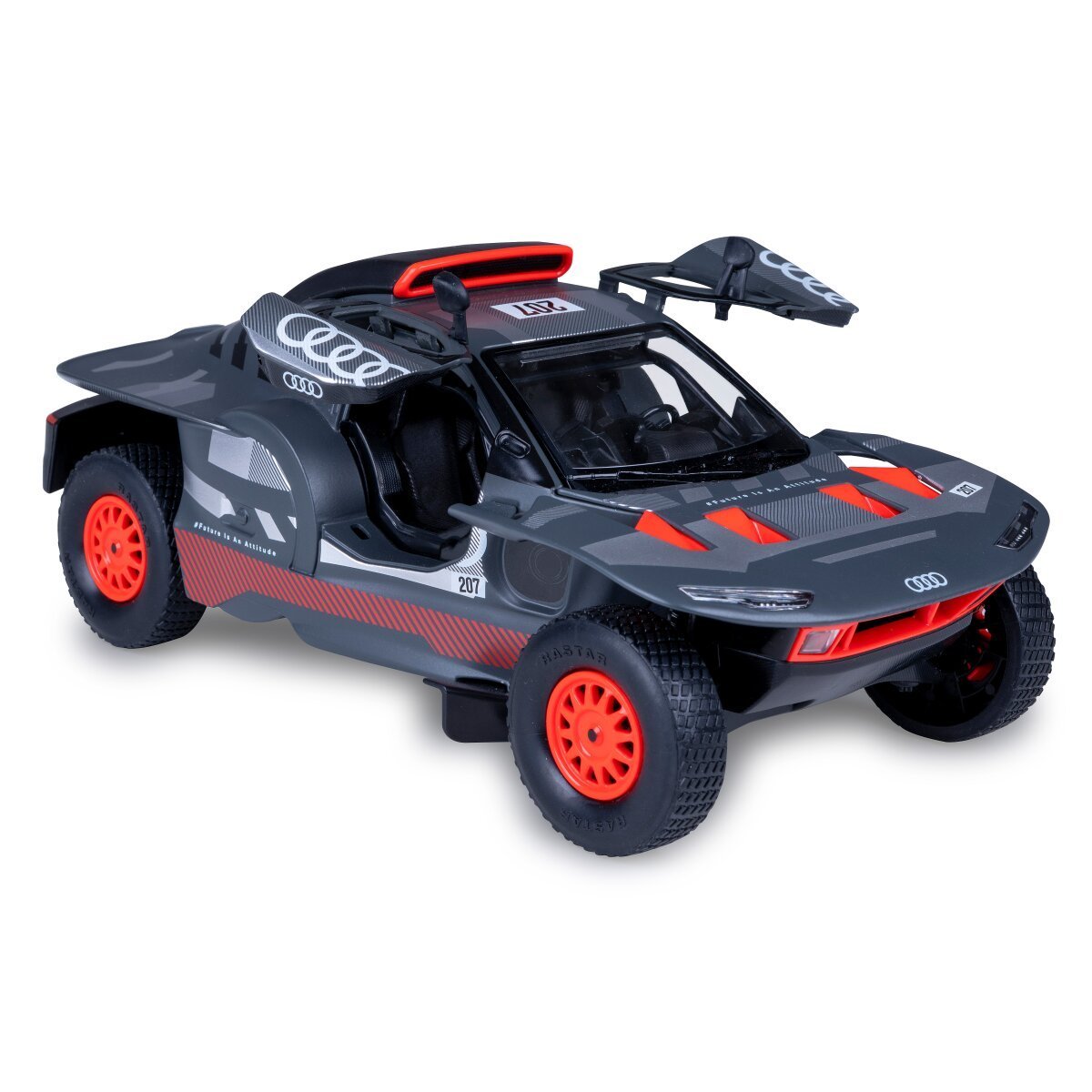JAMARA AUDI RS Q e-tron Diecast 1:24 grau Tür manuell ab 14 Jahren JAMARA AUDI RS Q e-tron Diecast 1:24 grau Tür manuell ab 14 Jahren