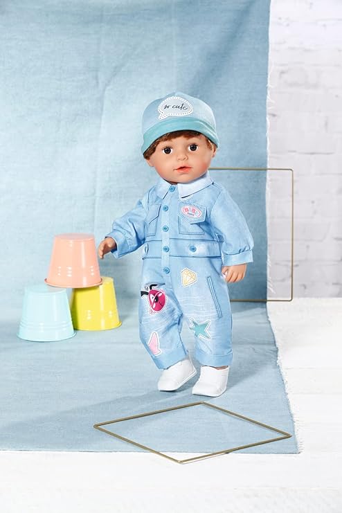 BABY born® Deluxe Jeans Overall, 43cm