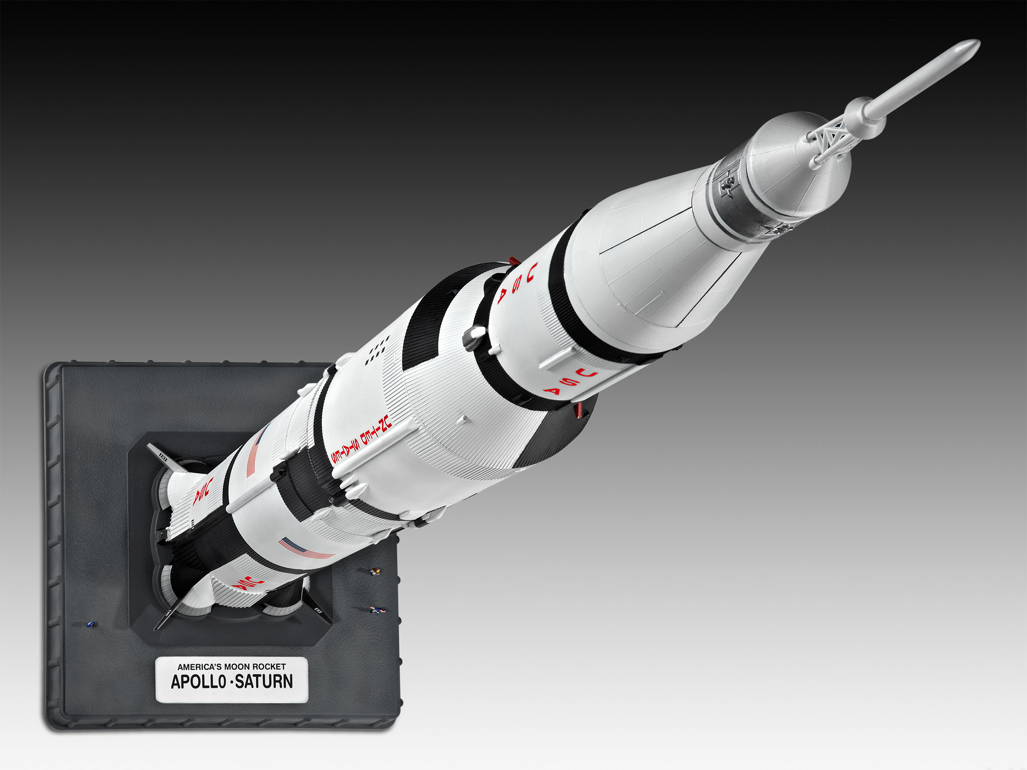 Revell 04909 Apollo Saturn V Modellbausatz Rakete, Waffe