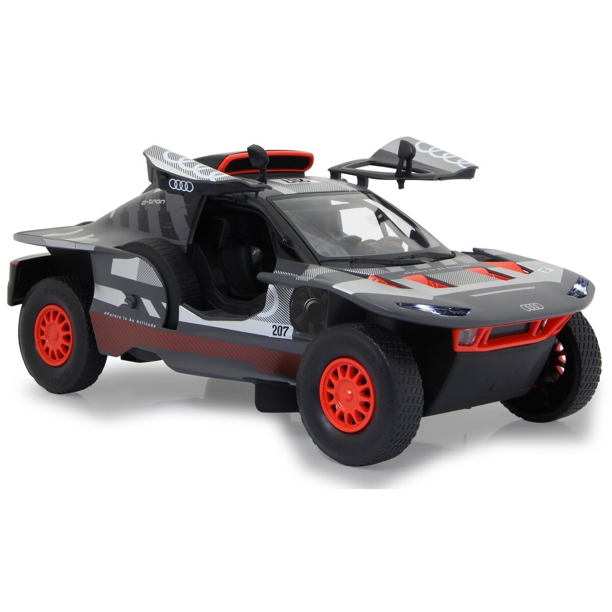 JAMARA AUDI RS Q e-tron E2 1:14 grau 2,4GHz Tür manuell Driftfunktion ab 6 Jahren JAMARA AUDI RS Q e-tron E2 1:14 grau 2,4GHz Tür manuell Driftfunktion ab 6 Jahren