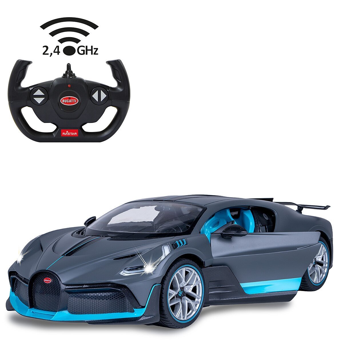 JAMARA Bugatti Divo 1:14 grau 2,4GHz Tür manuell ab 6 Jahren