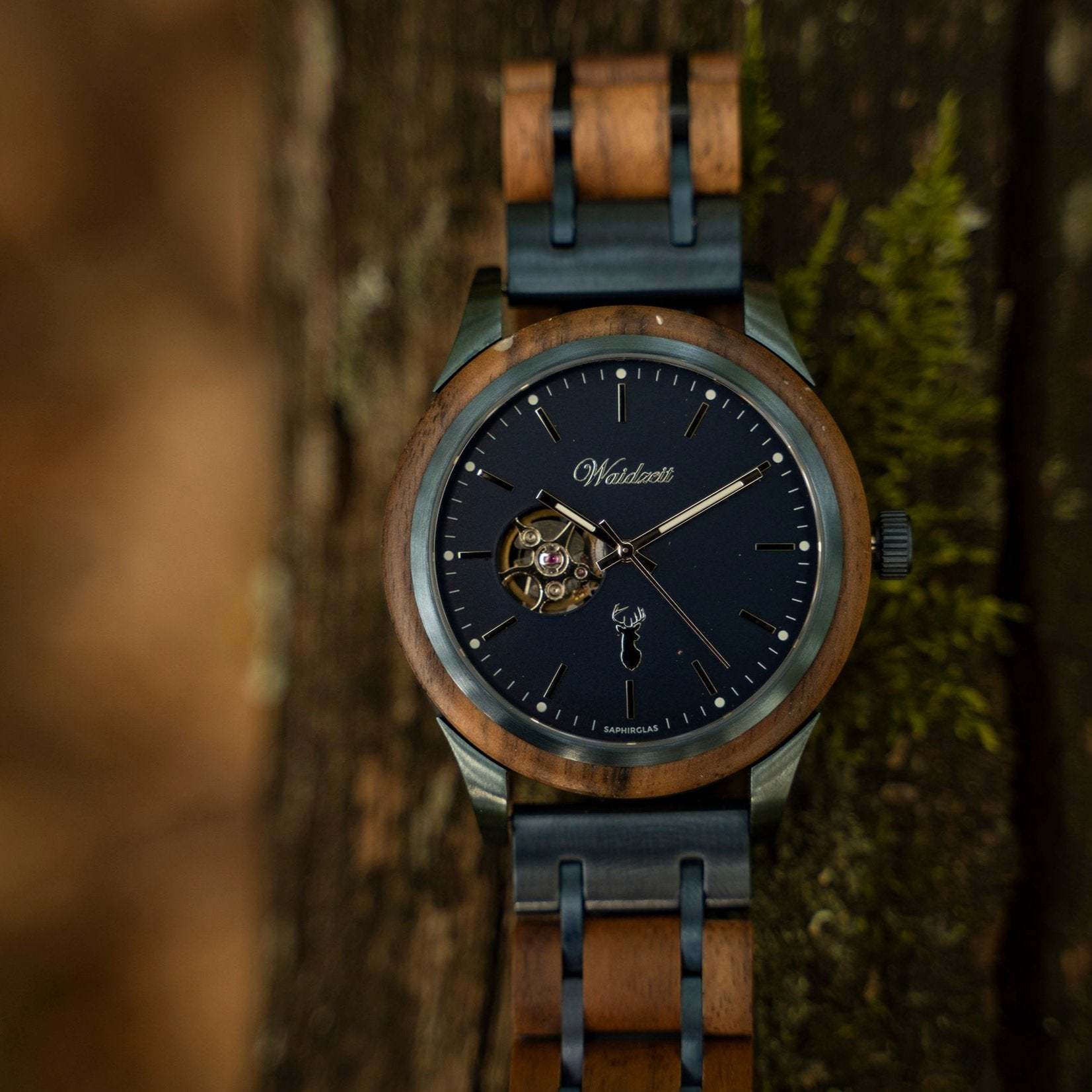 WAIDZEIT GS01W Herrenuhr Gebirgsee Automatik