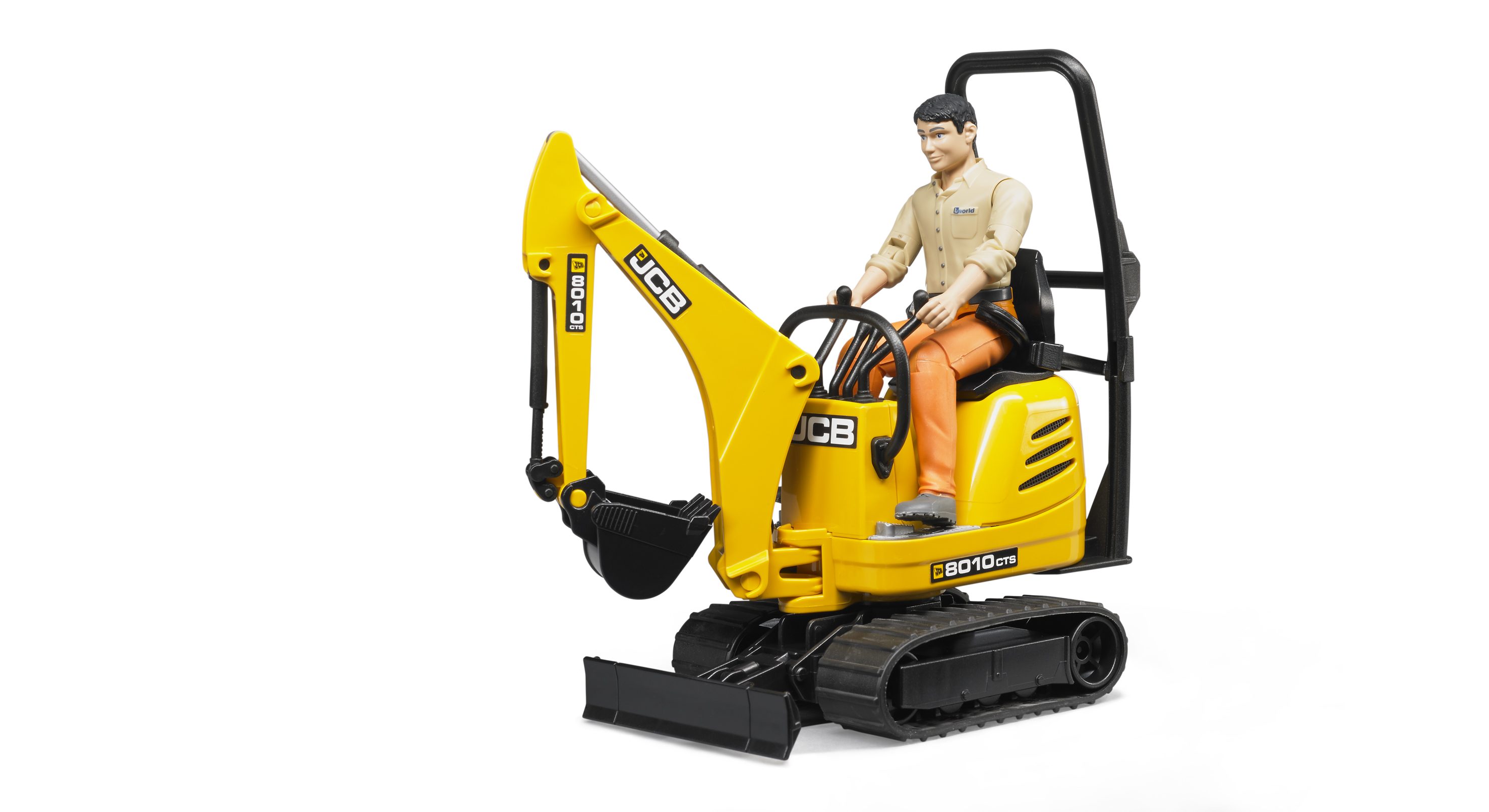 BRUDER 62002 - JCB Mikrobagger 8010 CTS und Bauarbeiter - Bild 2 BRUDER 62002 - JCB Mikrobagger 8010 CTS und Bauarbeiter - Bild 2
