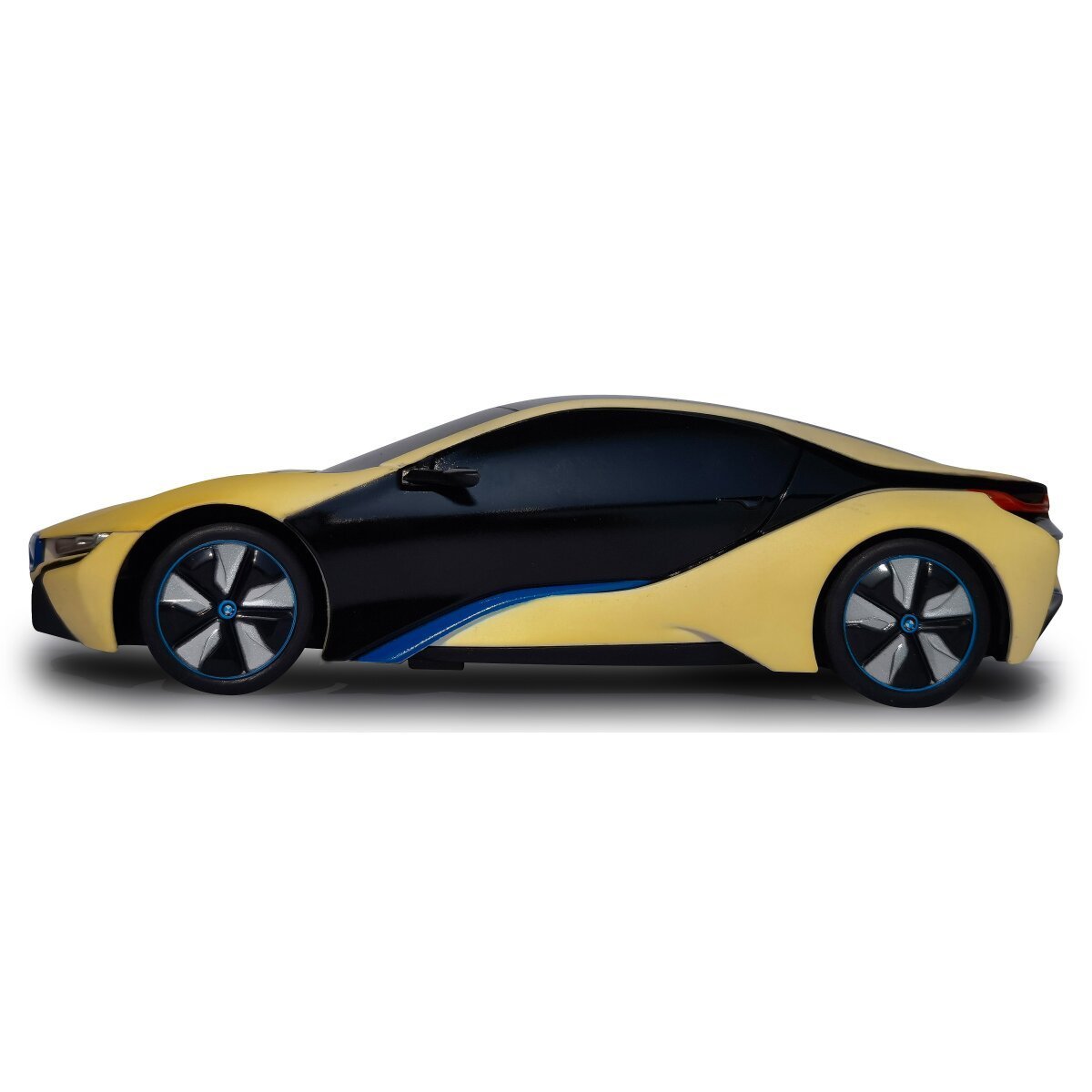 JAMARA BMW I8 1:24 weiß/gelb 2,4GHz UV Photochromic Serie ab 6 Jahren