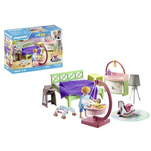 PLAYMOBIL 71609 Schlafzimmer Mit Babyspielecke PLAYMOBIL, 71609, Schlafzimmer, Mit, Babyspielecke