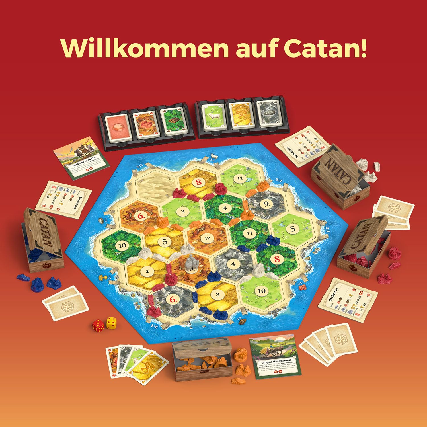 Kosmos Catan – Das Spiel 2025 – Klassiker Der Strategiespiele In Überarbeiteter Neuauflage 684655
