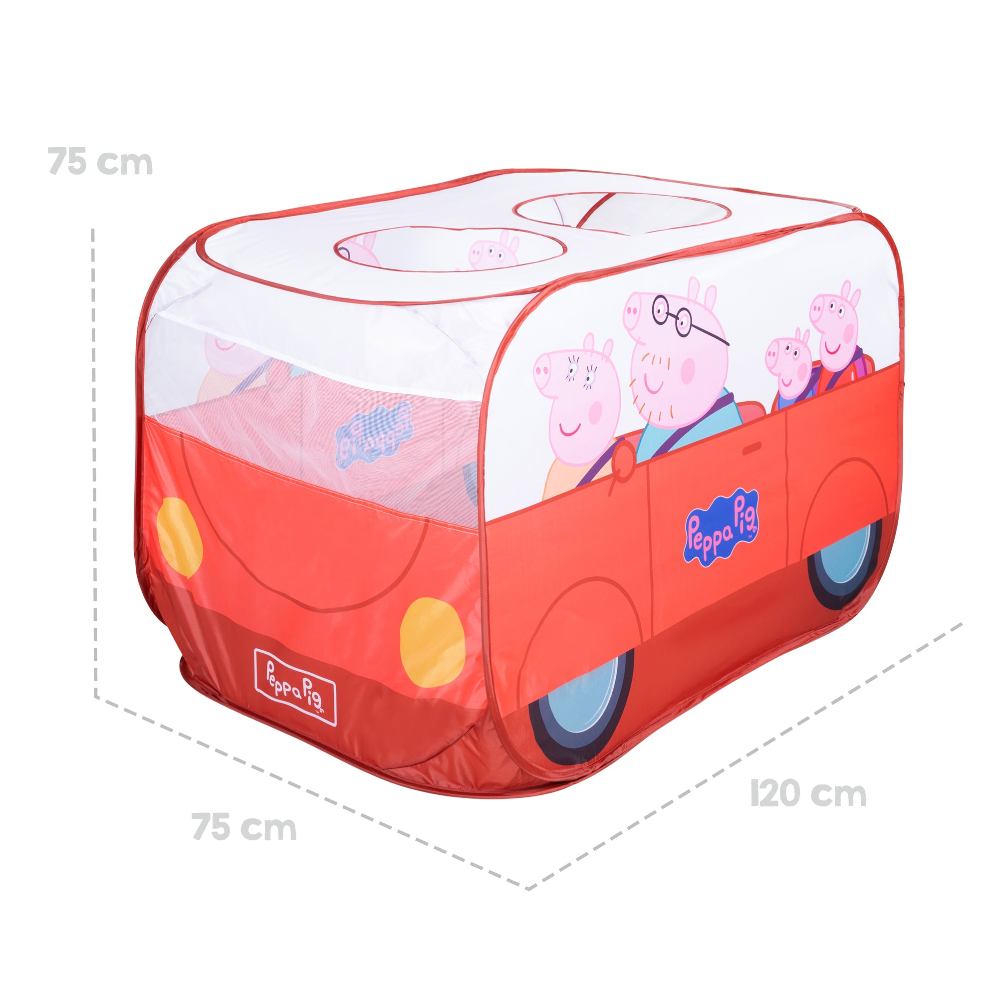 Roba 98353PP1 Pop Up Spielbus Peppa Pig rot – Spielen & Spaß - Bild 4 Roba 98353PP1 Pop Up Spielbus Peppa Pig rot – Spielen & Spaß - Produktbild 4