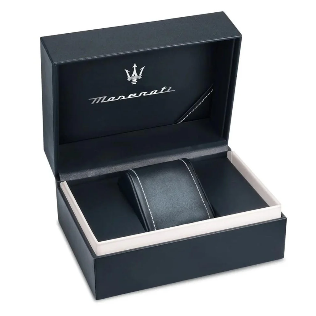 Maserati Velocità Herrenuhr Chronograph 43mm Silber
